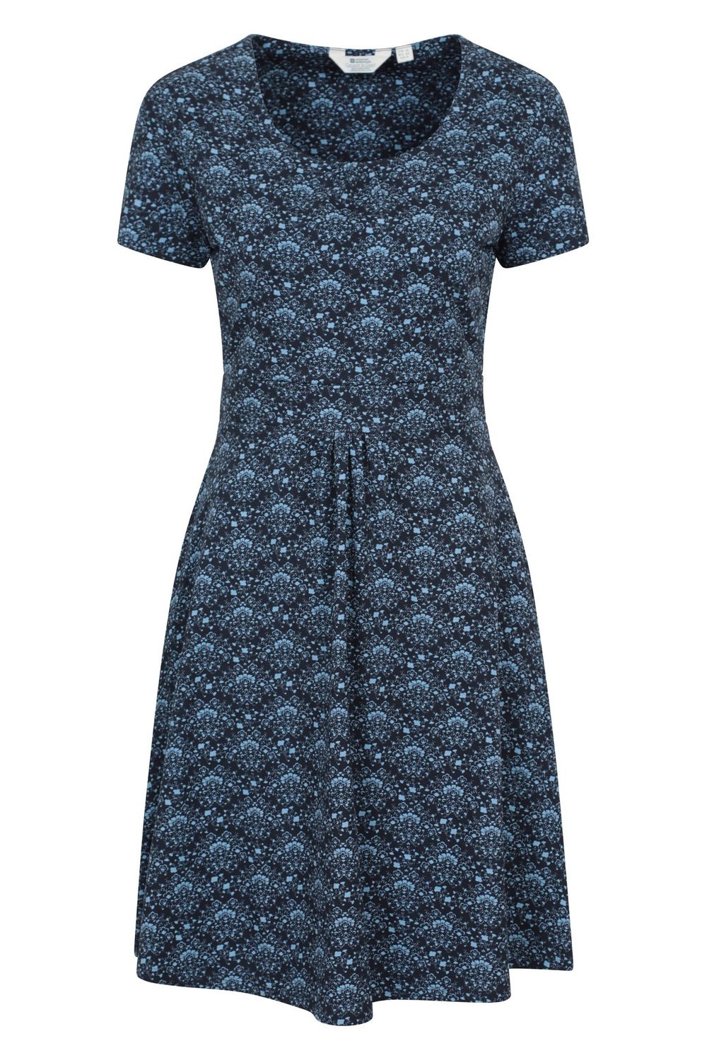 Navy Orchid Floral UV Protection Dress, Image 1 of 4