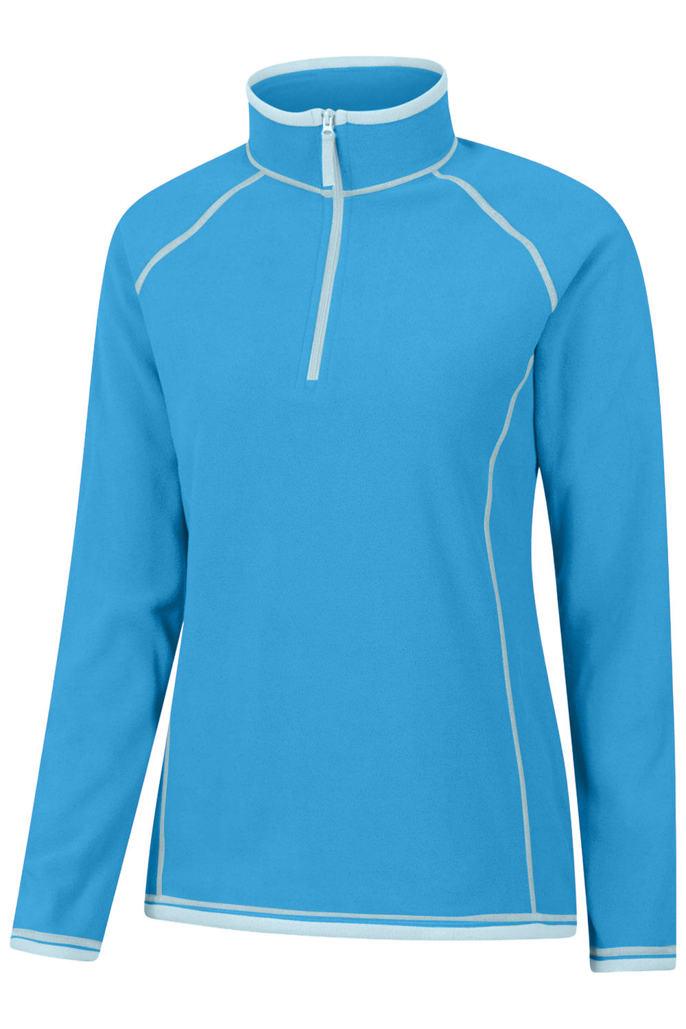 Blue Montana Half Zip Fleece Top, Image 3 of 3