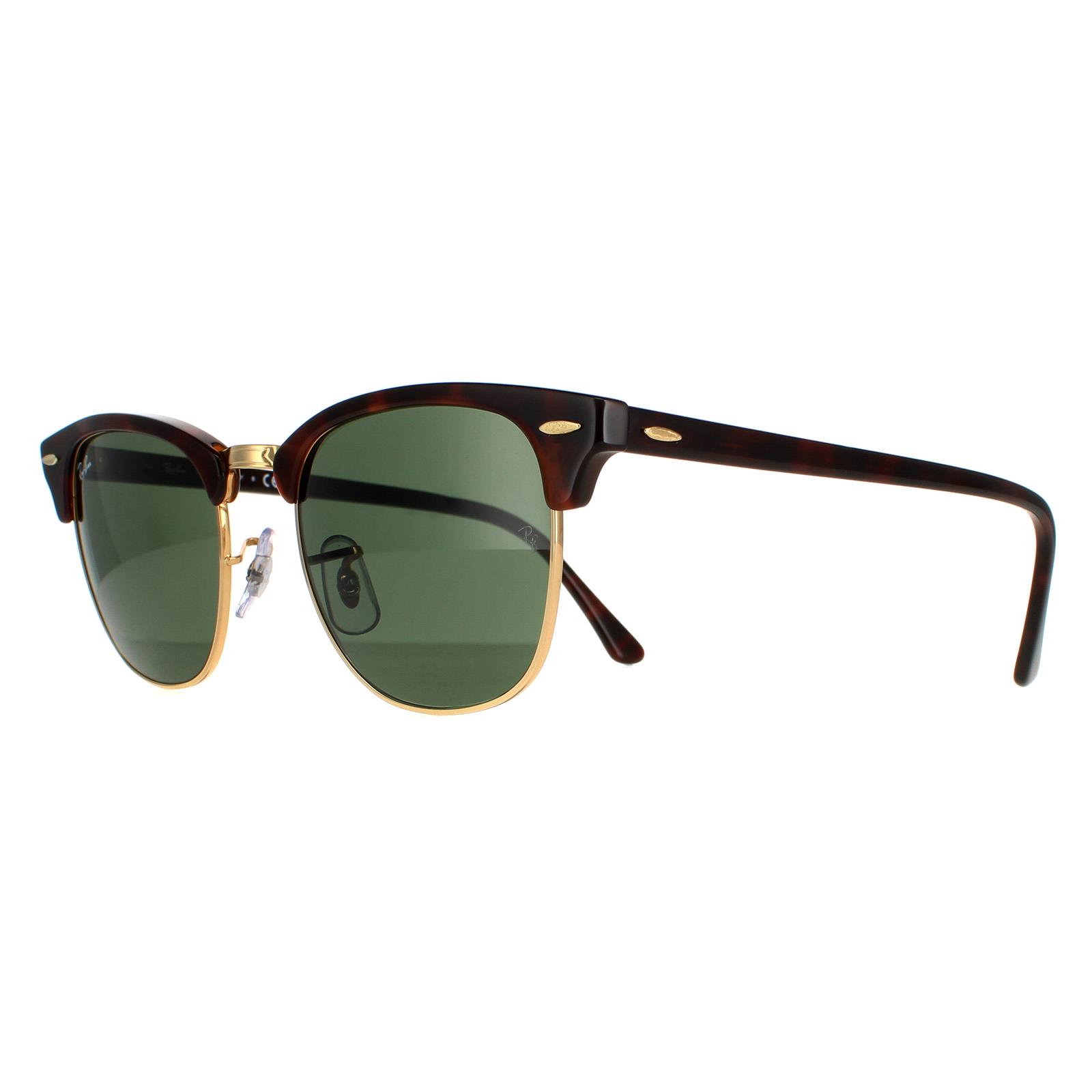 Round Havana Green Clubmaster 3016 Sunglasses, Image 2 of 6