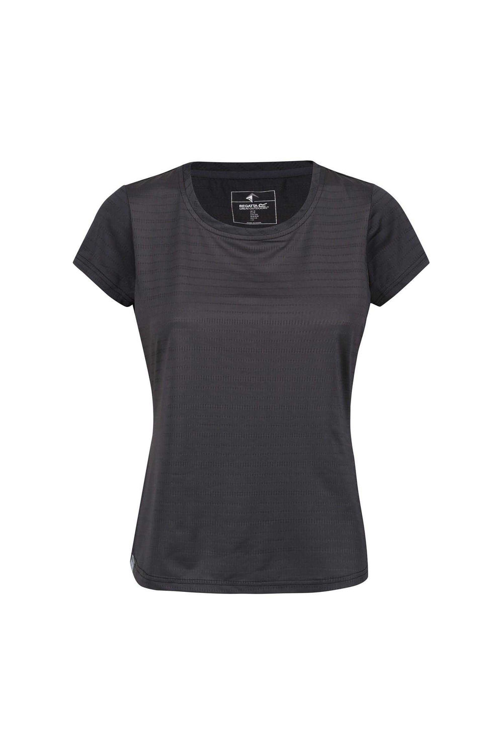 Grey Horizontal Stripe Regular TShirt, Image 1 of 3