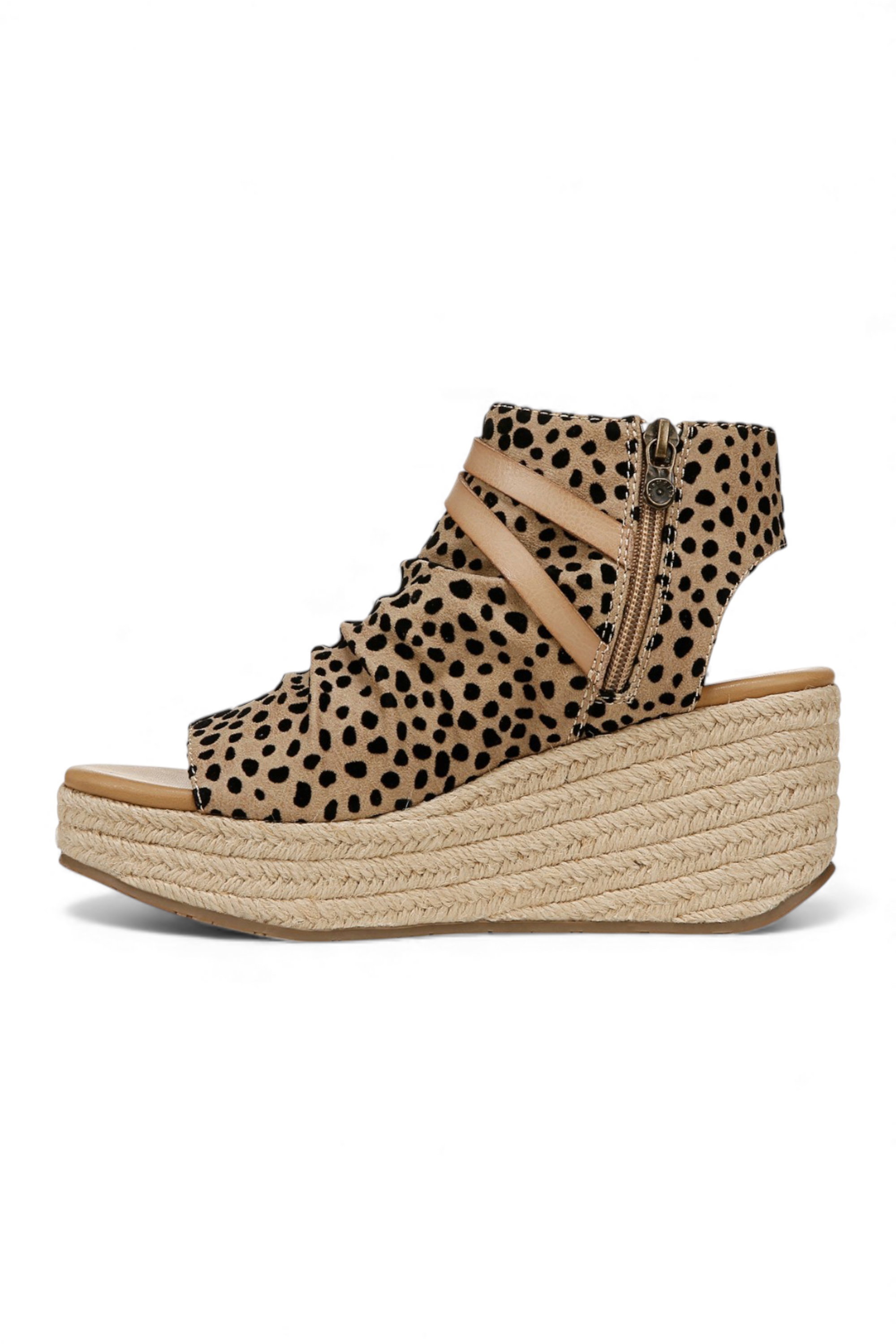 Brown Womens "Lacey-C-Rope" Wedge Sandals, Image 5 of 6