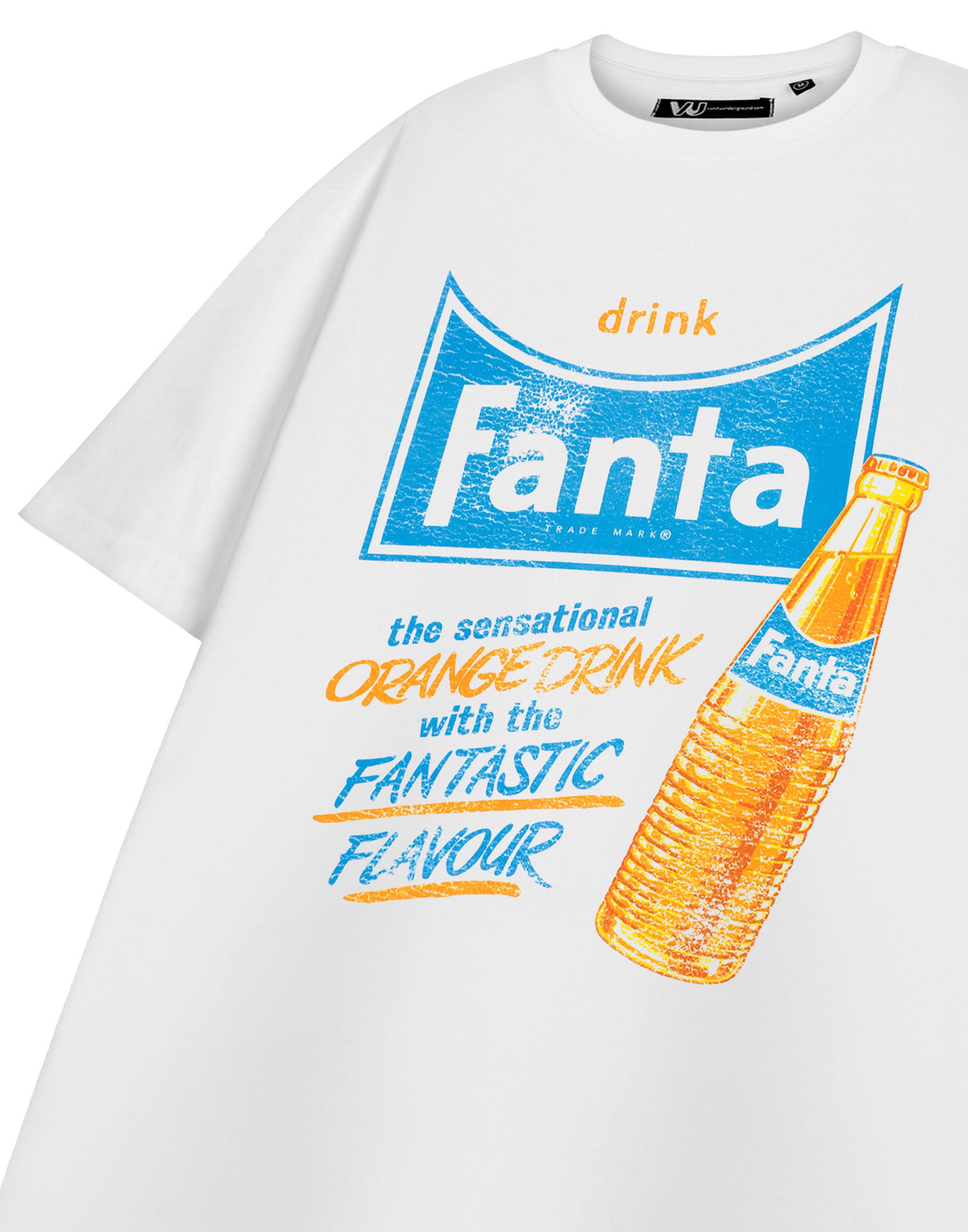 White Coca Cola Fanta Orange Drink X-Large T-Shirt, Image 5 of 6