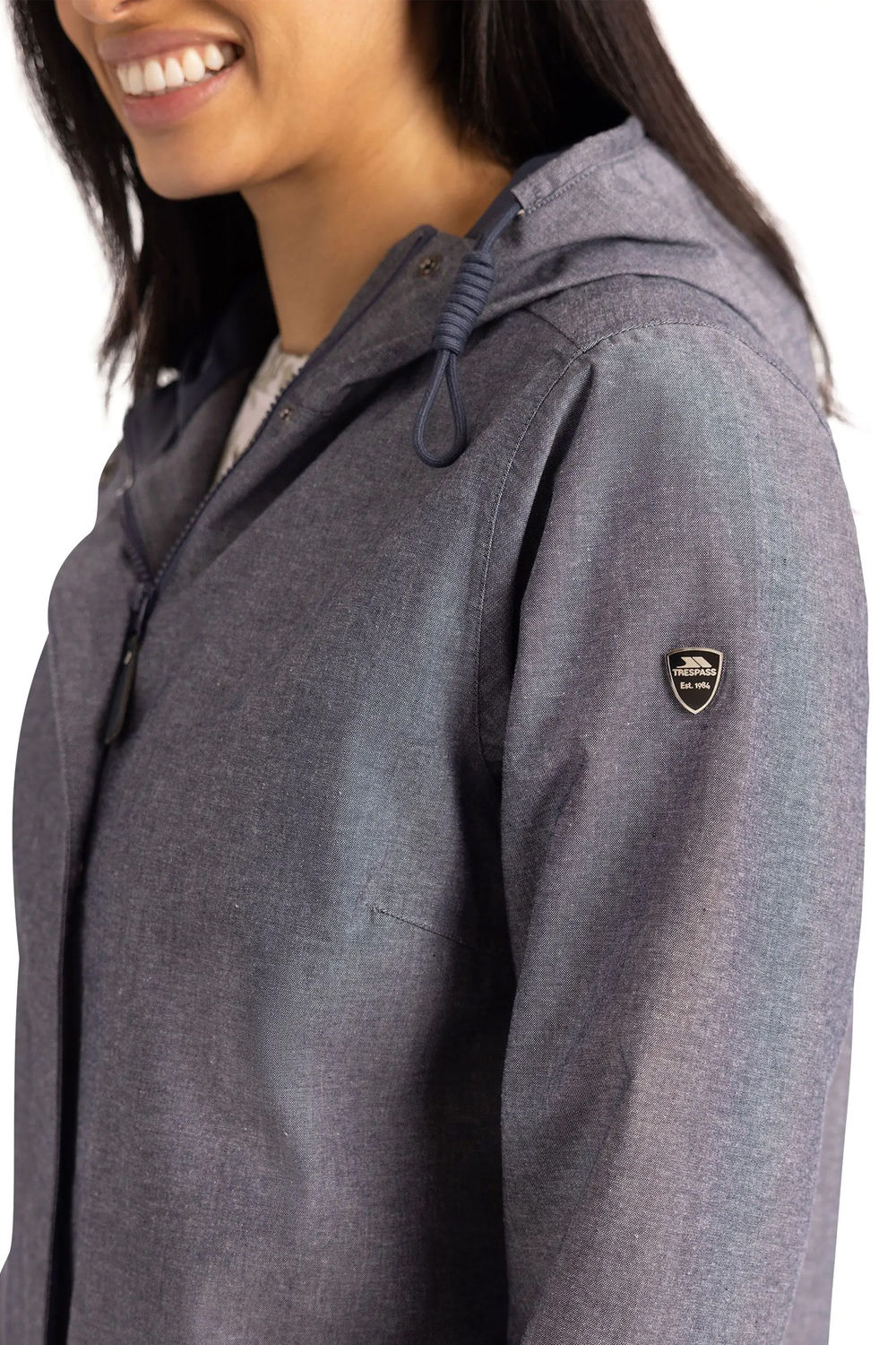 Navy Shiralee Waterproof Jacket, Image 3 of 5