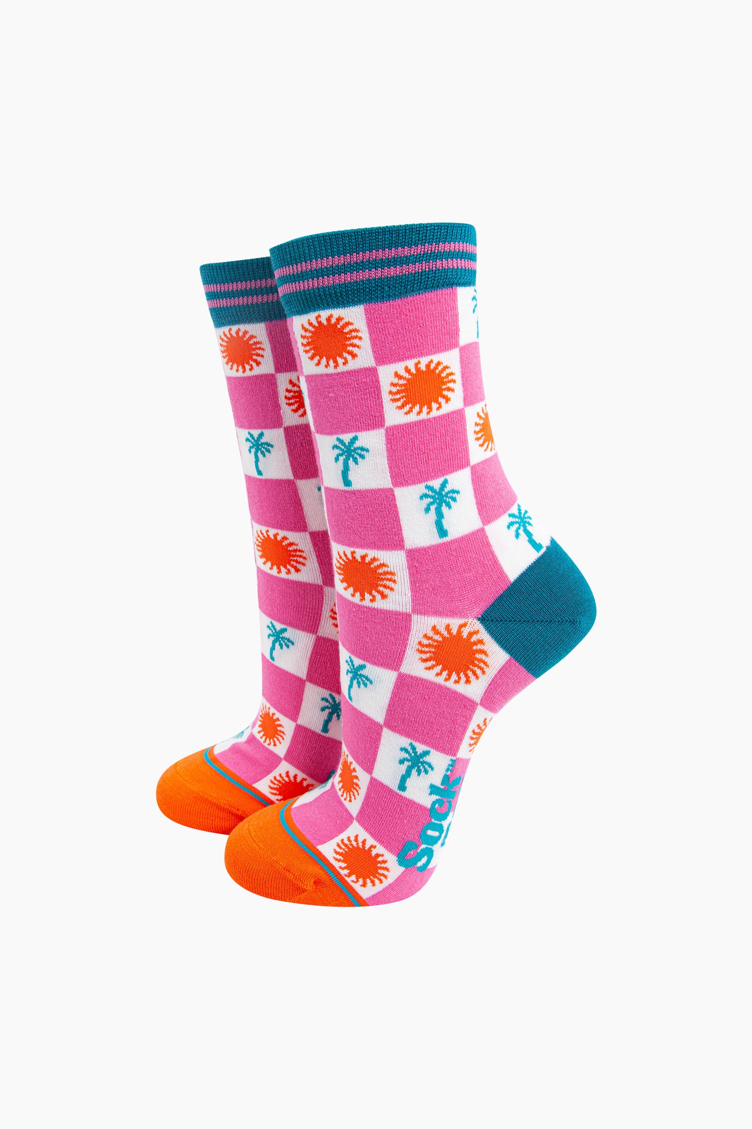 Multi Summer Vibes Bamboo Socks Gift Set, Image 4 of 4