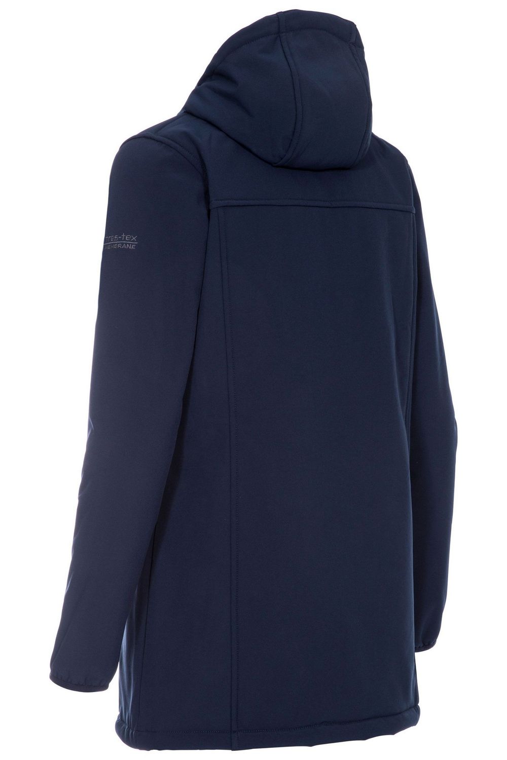 Navy Kristen Long Hooded Waterproof Jacket, Image 2 of 5