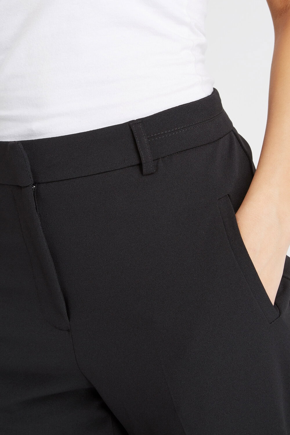 Black Tailored Straight Trouser, Image 5 of 5