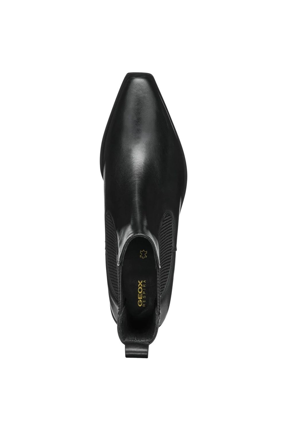 Black Leather Ankle Boots, Image 3 of 4