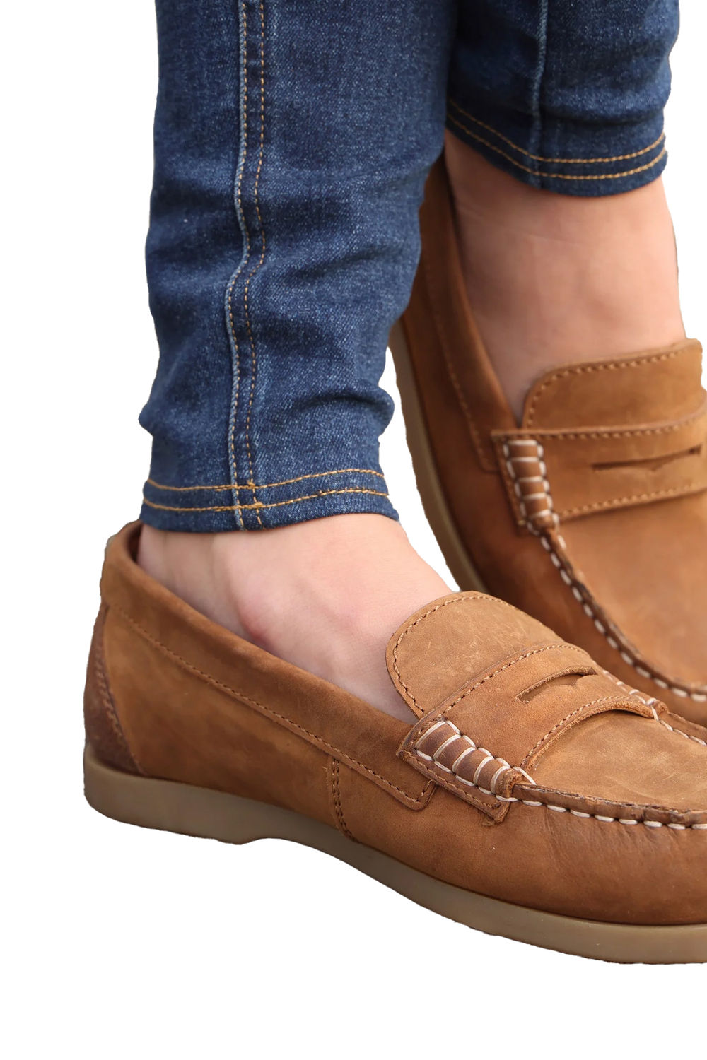 Tan Forli Leather Deck Shoes, Image 1 of 6
