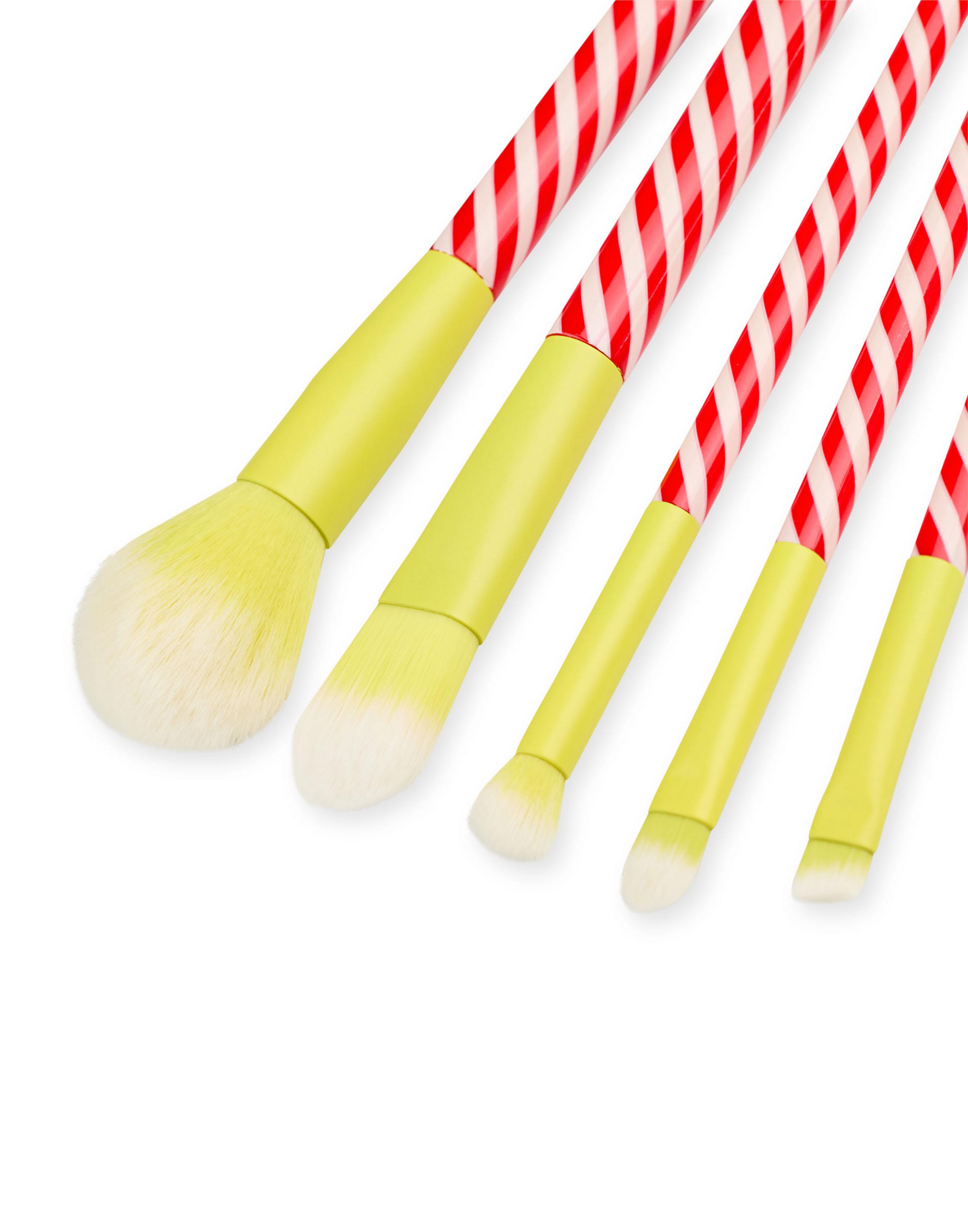 Green The Grinch Character Face Makeup Brush Set, Image 5 of 6
