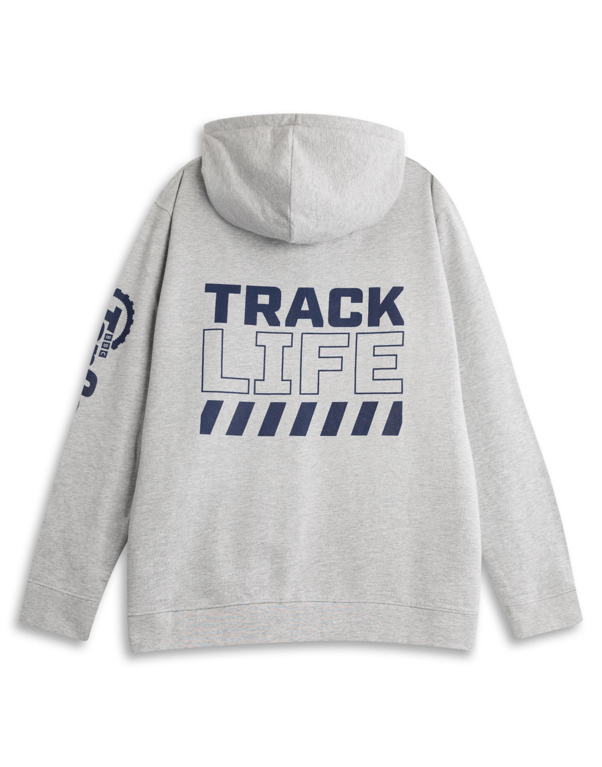Grey Top Gear Logo Zip Up Hoodie, Image 2 of 6