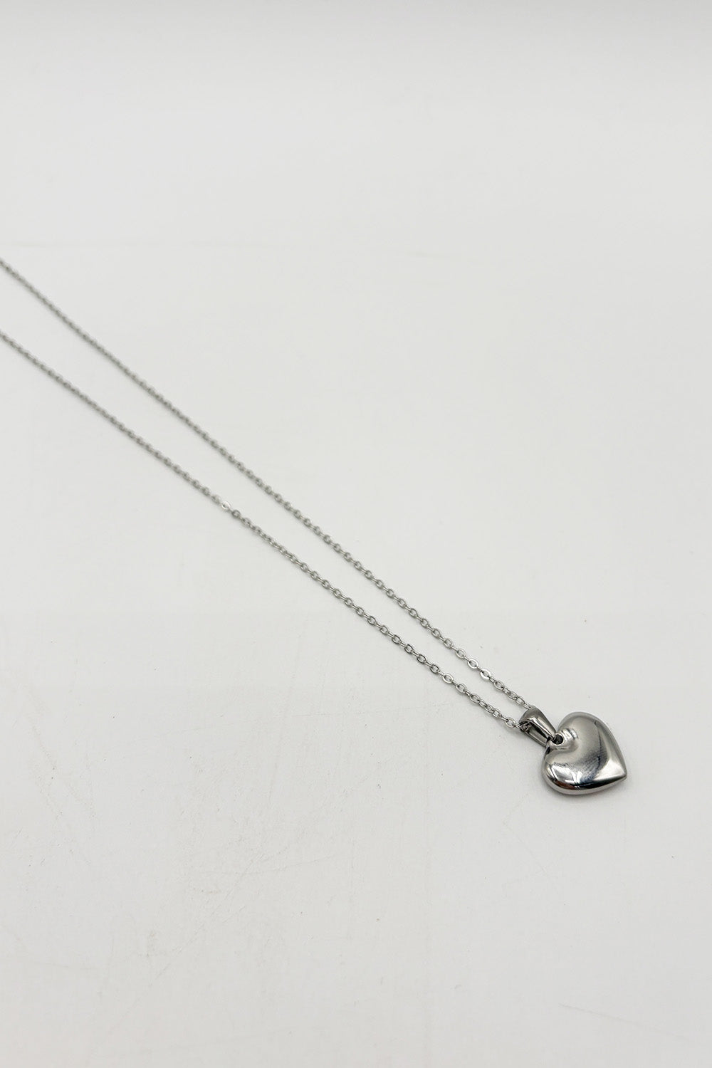 Silver SVNX Silver Heart Necklace in Silver - Gift Boxed, Image 2 of 5
