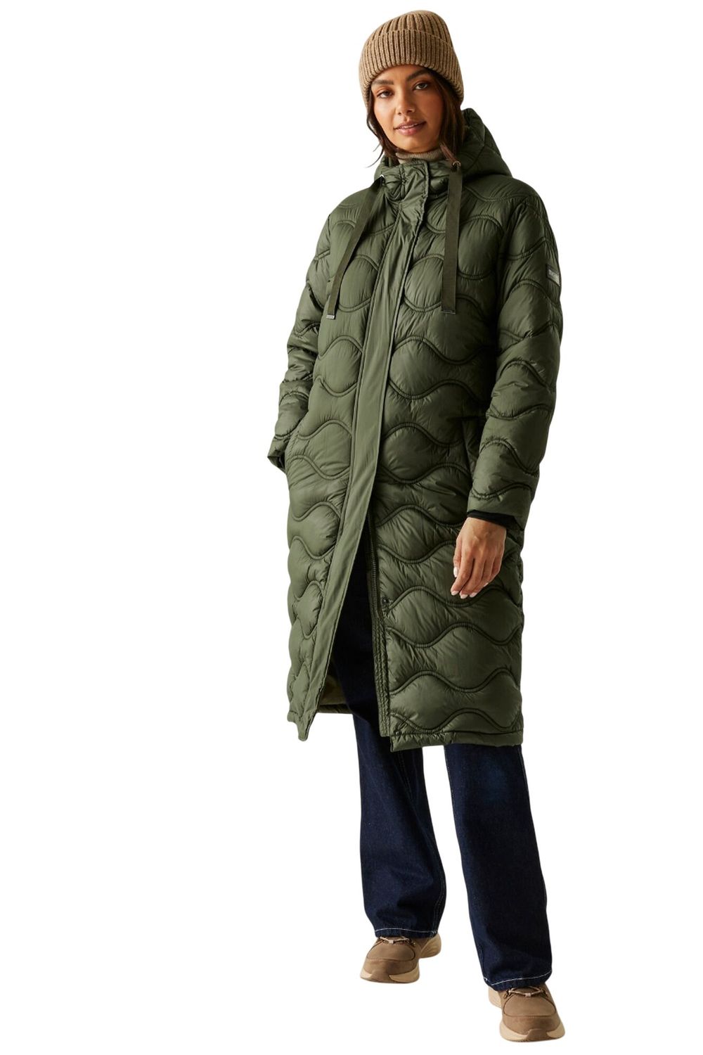 Khaki Regatta Khaki Embrie Quilted Jacket, Image 4 of 5