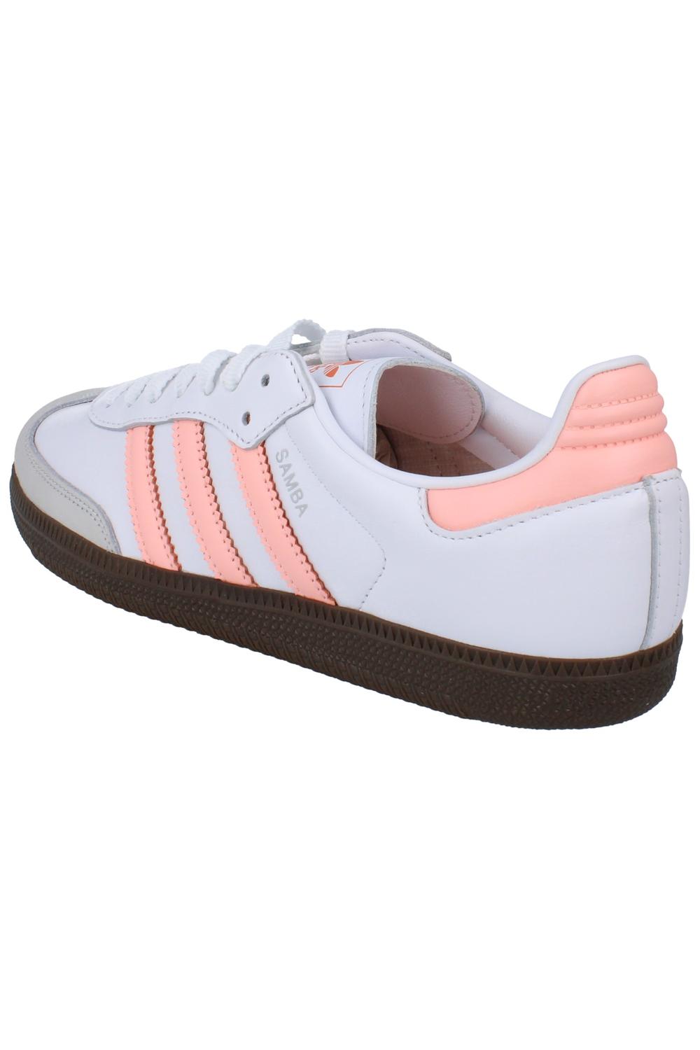 Grey Adidas Originals Samba OG Trainers, Image 3 of 6