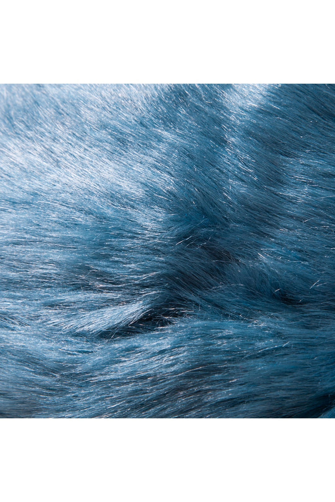 Blue Turquoise Faux Fur Hat, Image 3 of 3