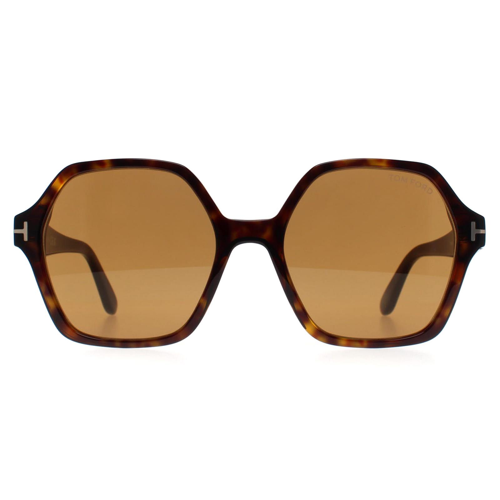 Brown Square Dark Havana Brown Romy FT1032, Image 1 of 3