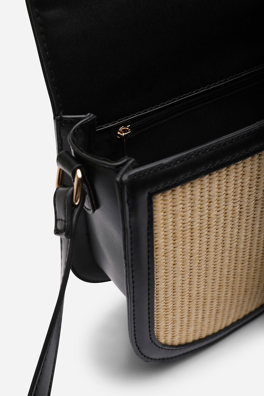 Amira Raffia Cross Body with Flap Bag, Image 5 of 6