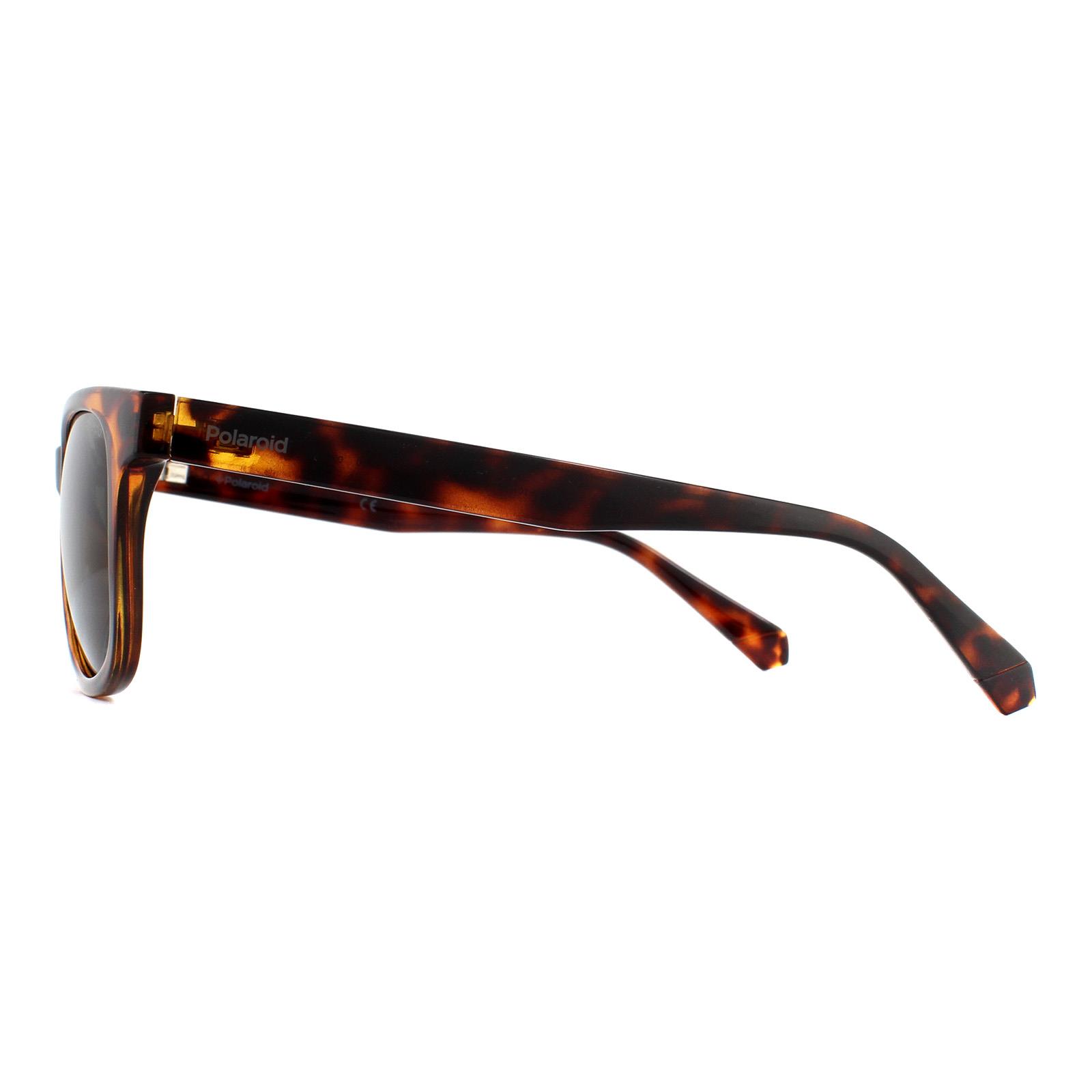 Brown Rectangle Dark Havana Green Polarized Sunglasses, Image 3 of 4