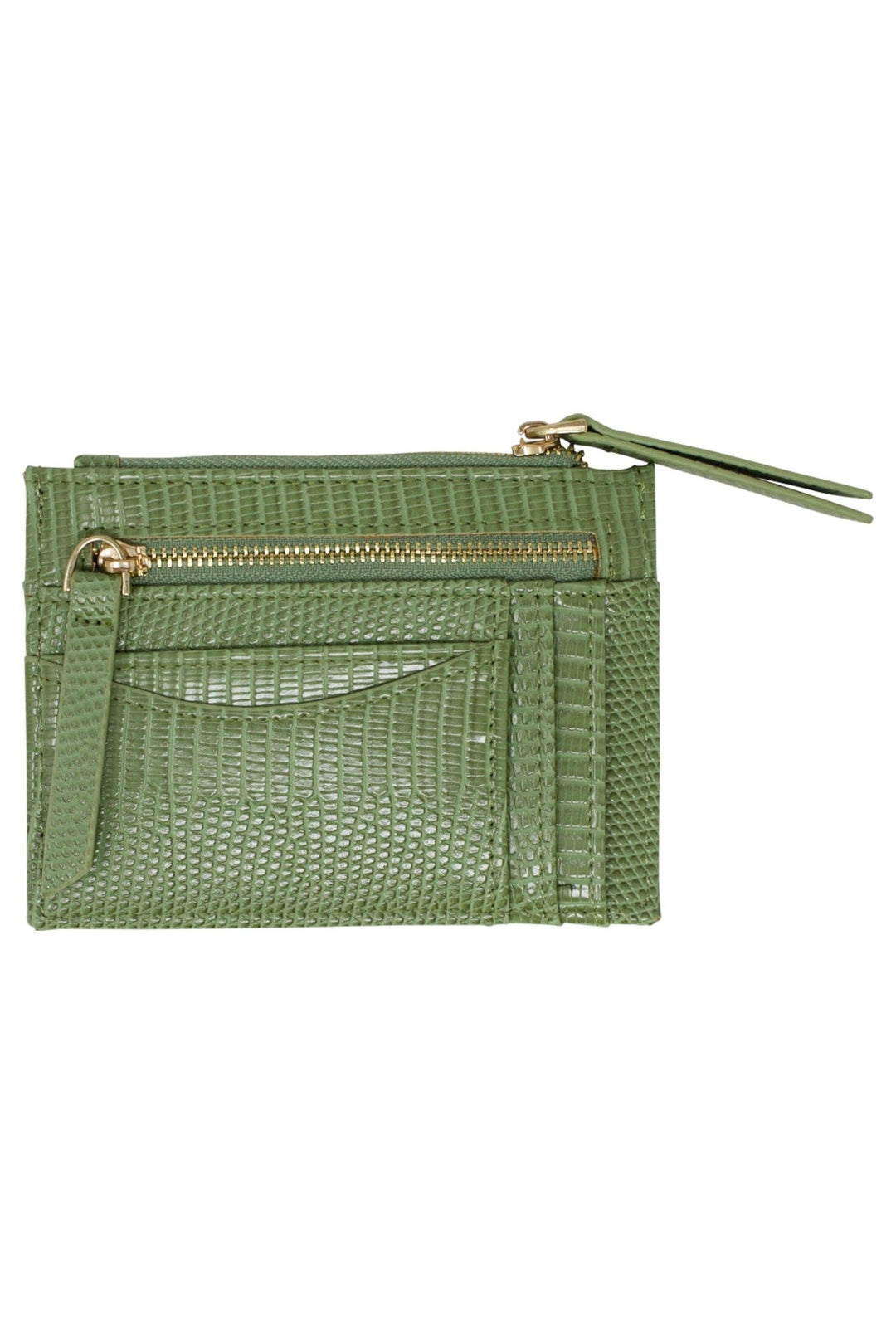 Green Snake Print Card Holder, Image 1 of 2