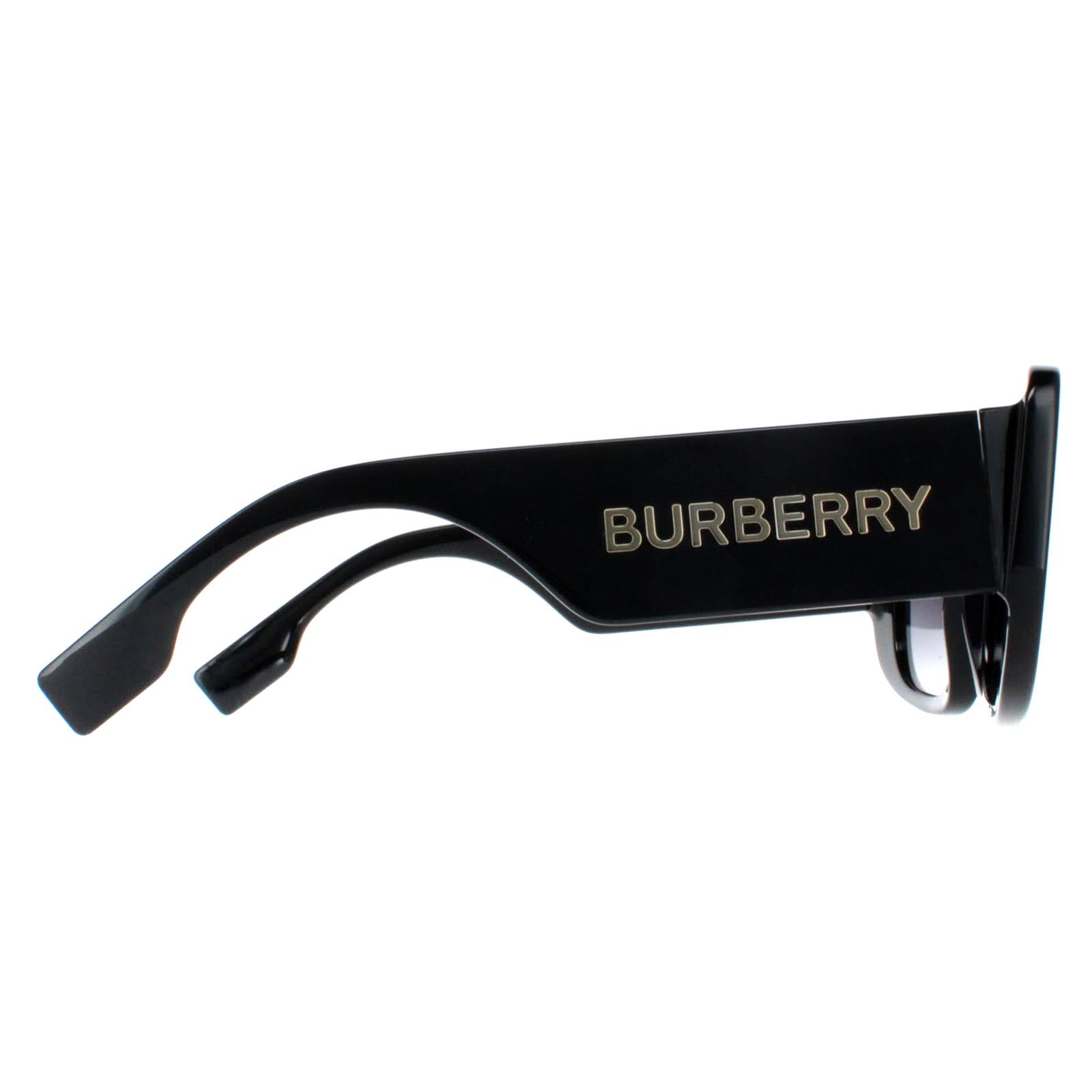 Black Burberry Black Square Black Grey Gradient BE4410, Image 4 of 4