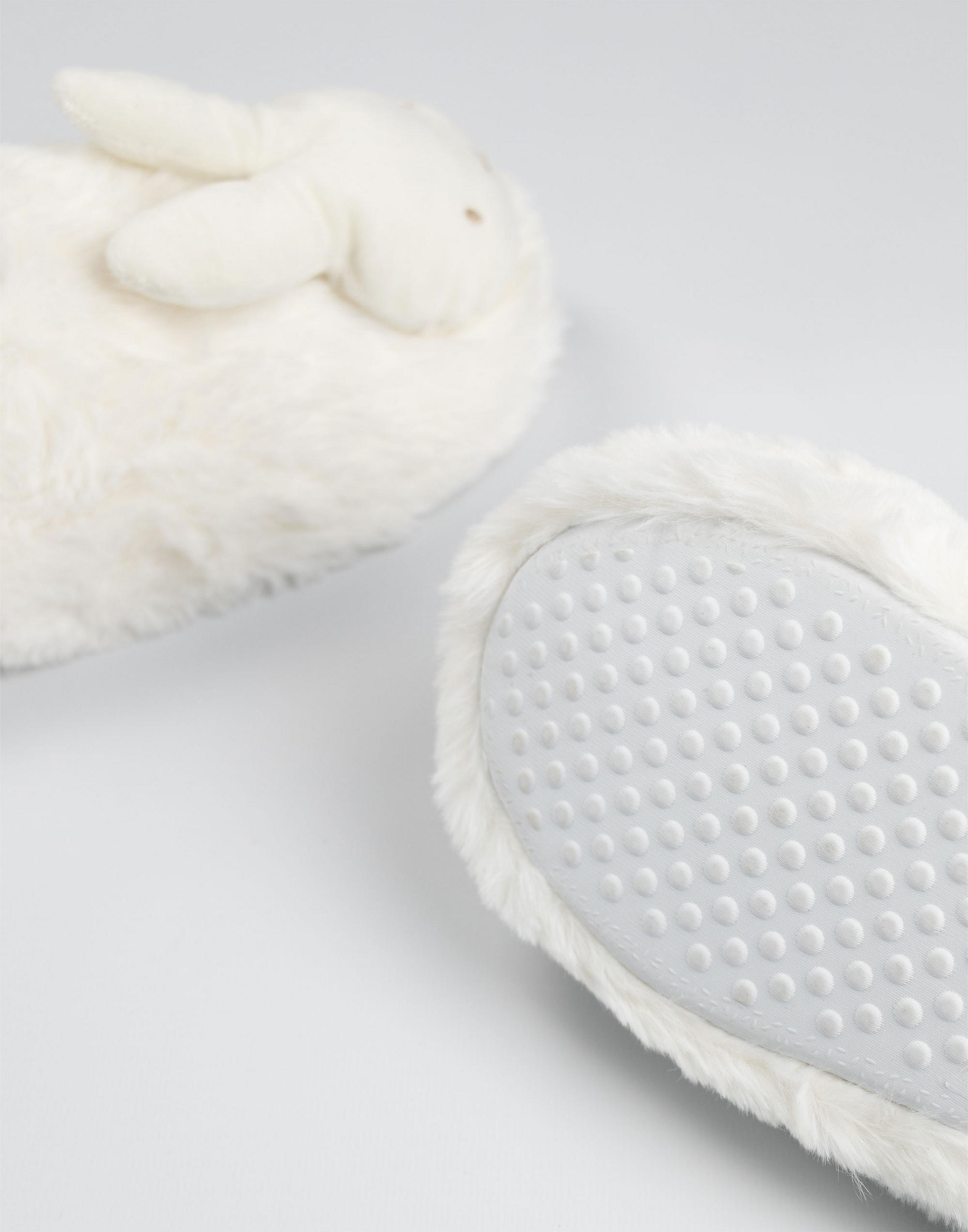 Cream Miffy Character Face Cream UK Slippers, Image 6 of 6