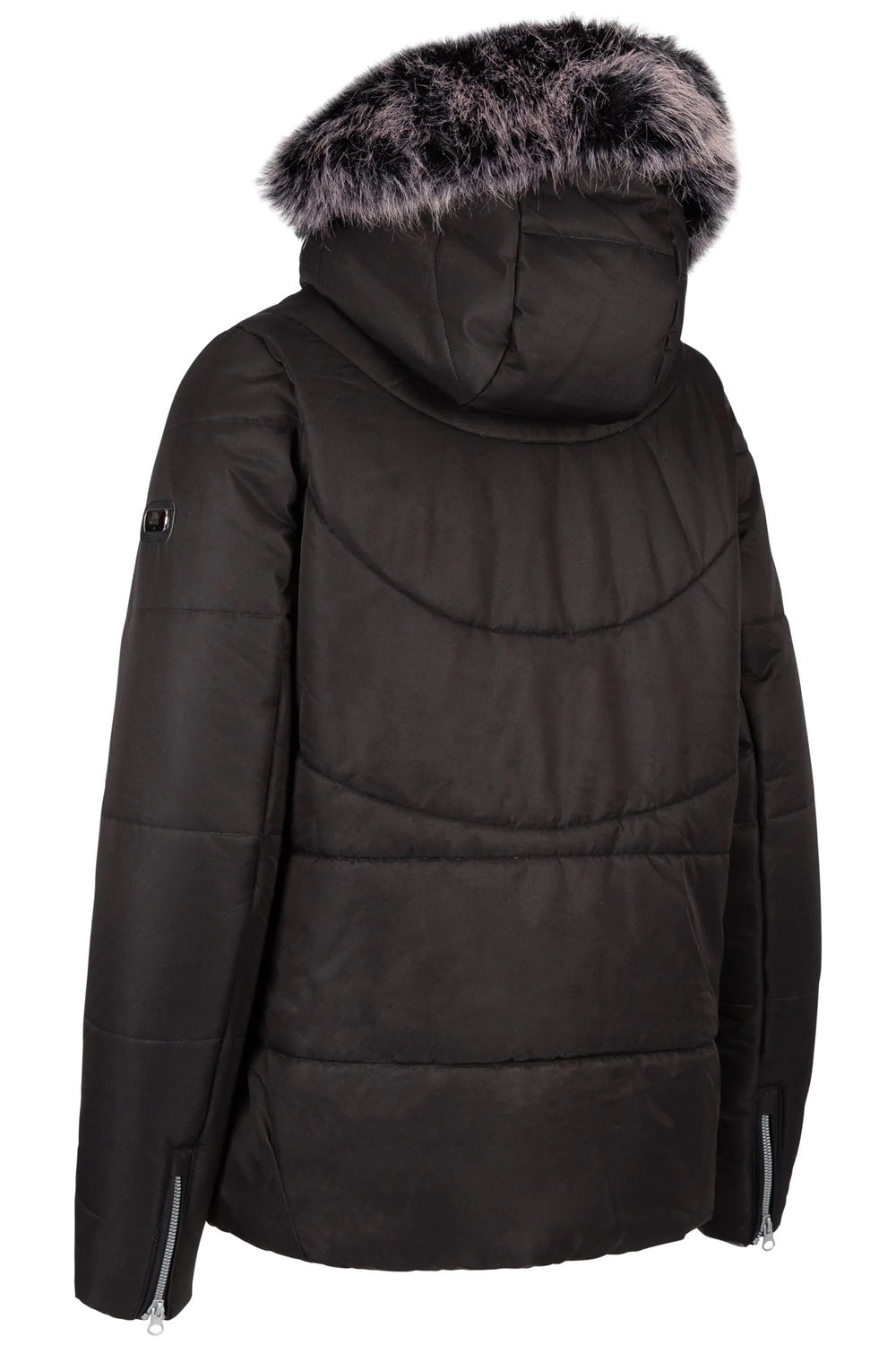 Black Trespass Black Recap Waterproof Jacket, Image 2 of 5