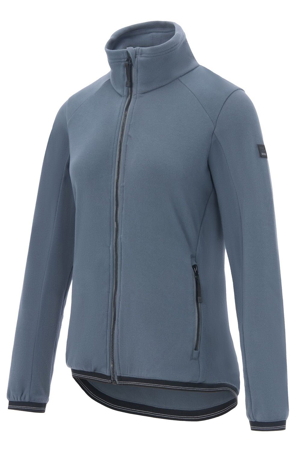 Dark Grey Bayhill Zipped Fleece Jacket, Image 3 of 3