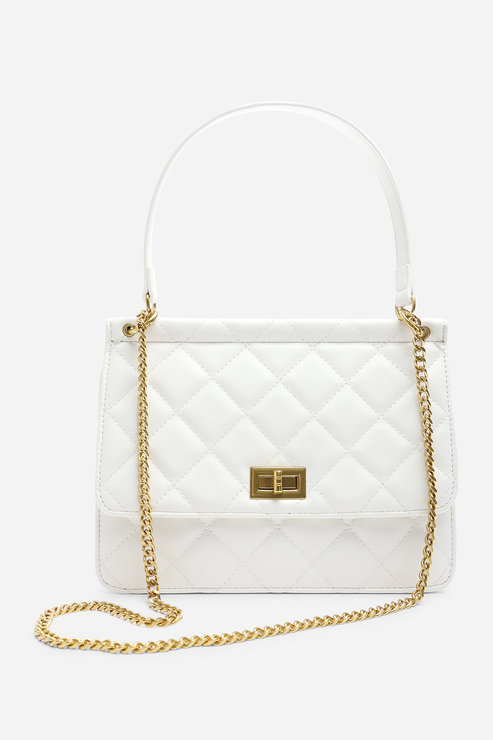 Cream Arisbeth Quilted Cross Body Shoulder Bag, Image 1 of 6