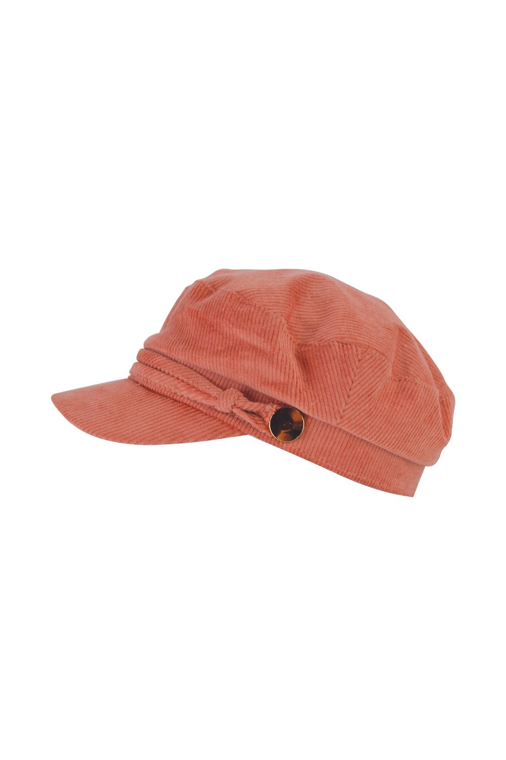 Pink Ladies Cotton Peaked Denim Baker Boy Hat, Image 2 of 5