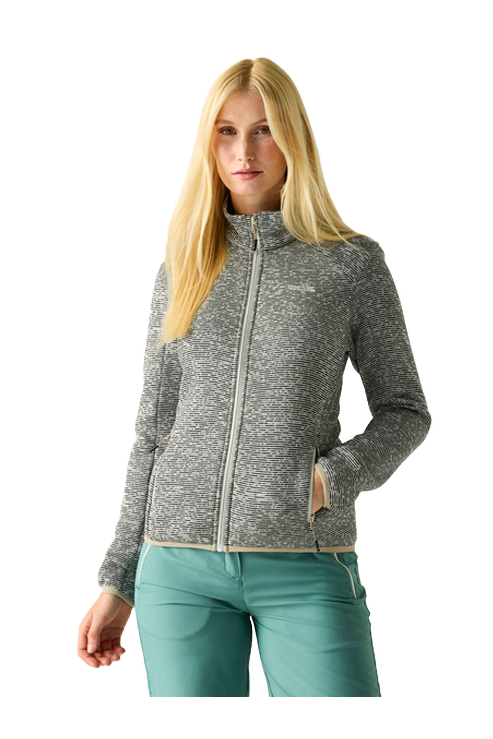 Light Grey Newhill Full Zip Fleece Jacket, Image 1 of 3