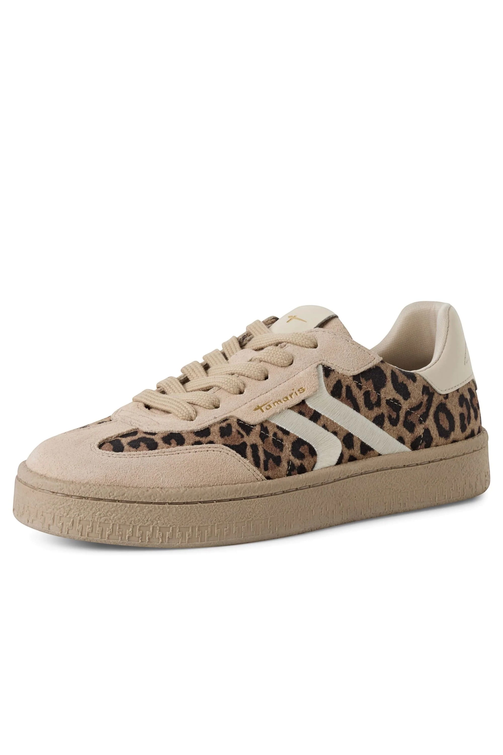 Brown Tamaris Brown Tamaris Womens Leopard Brown Sneakers, Image 3 of 7