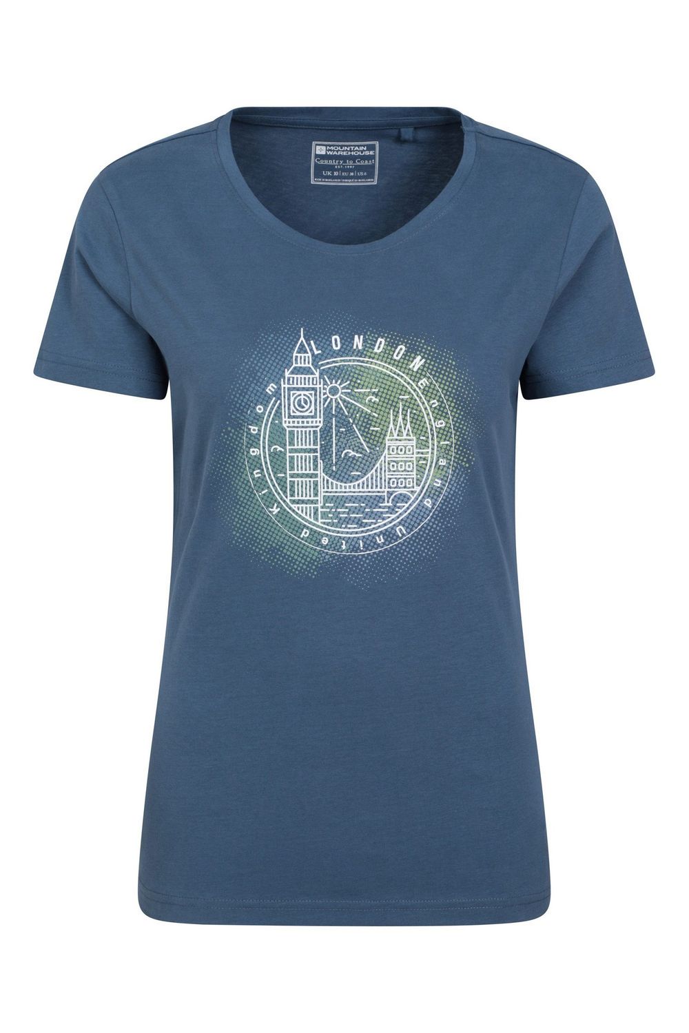 Navy London Short Sleeved TShirt, Image 1 of 4