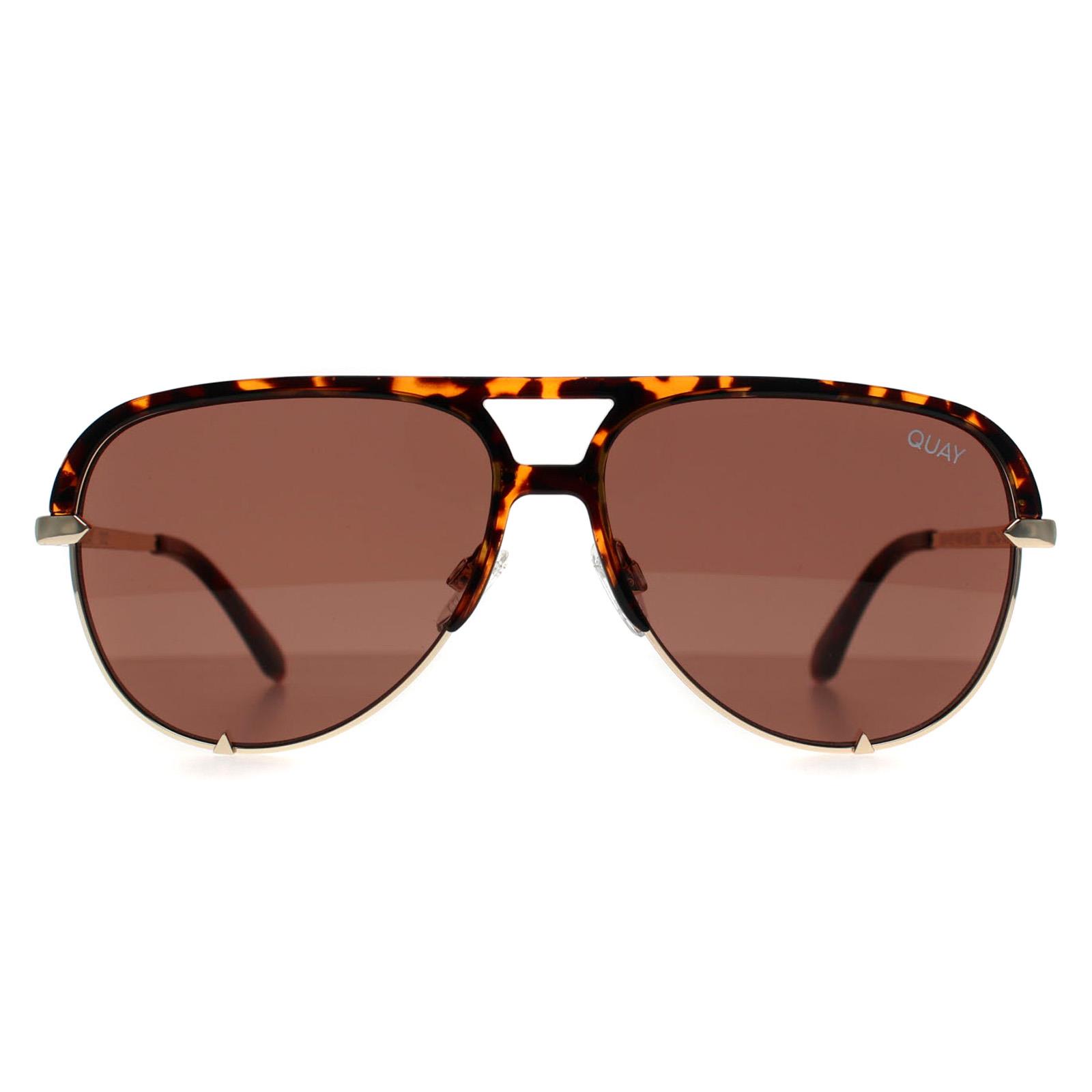 Brown Quay Brown Aviator Tortoise Brown High Key Mini Remixed, Image 1 of 3