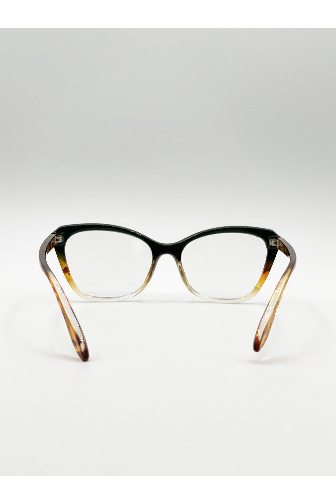Green Green Tortoiseshell clear Lens Glasses, Image 6 of 6