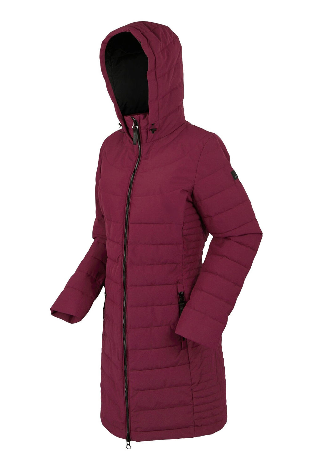 Red Andria Padded Jacket, Image 3 of 5