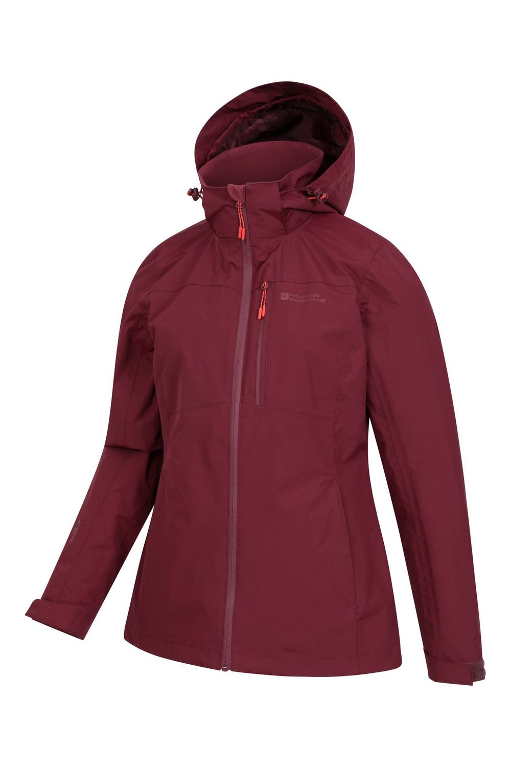 Burgundy Rainforest II Extreme Waterproof Jacket, Image 4 of 4