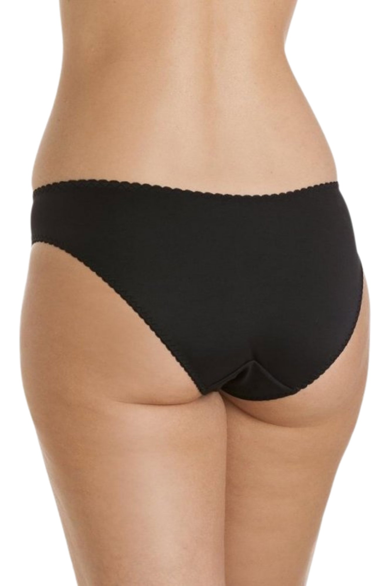 Black Camille Lingerie Black 3 Pack Lace Briefs, Image 3 of 4