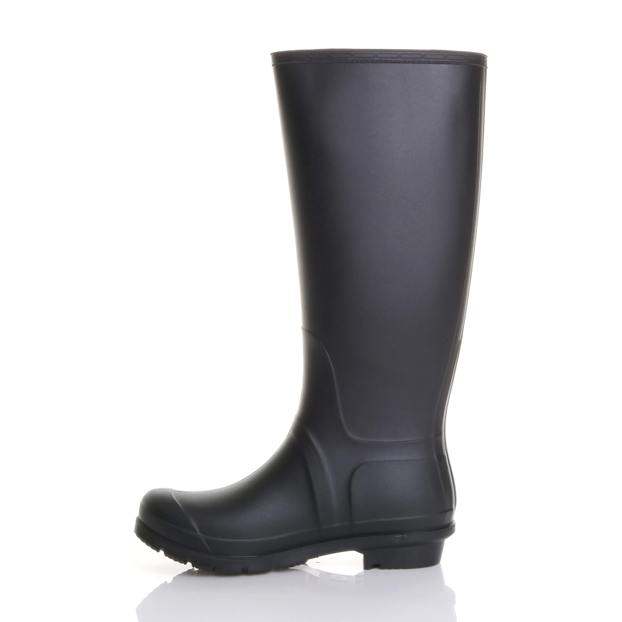 Black AJVANI Black Waterproof Wellington Boots Wellies, Image 3 of 6