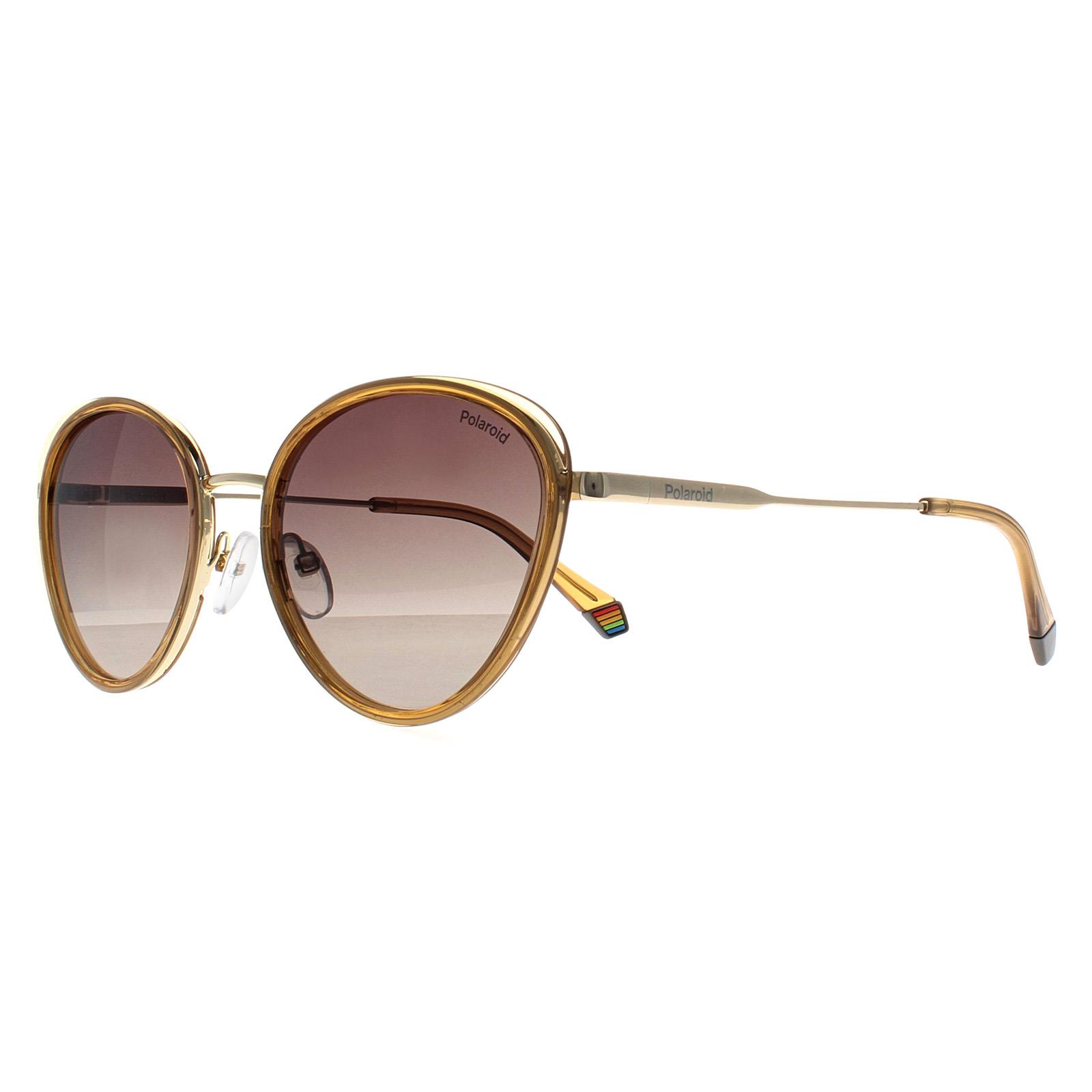 Beige Polaroid Beige Oval Beige Brown Gradient Polarized PLD 6145/S, Image 2 of 4
