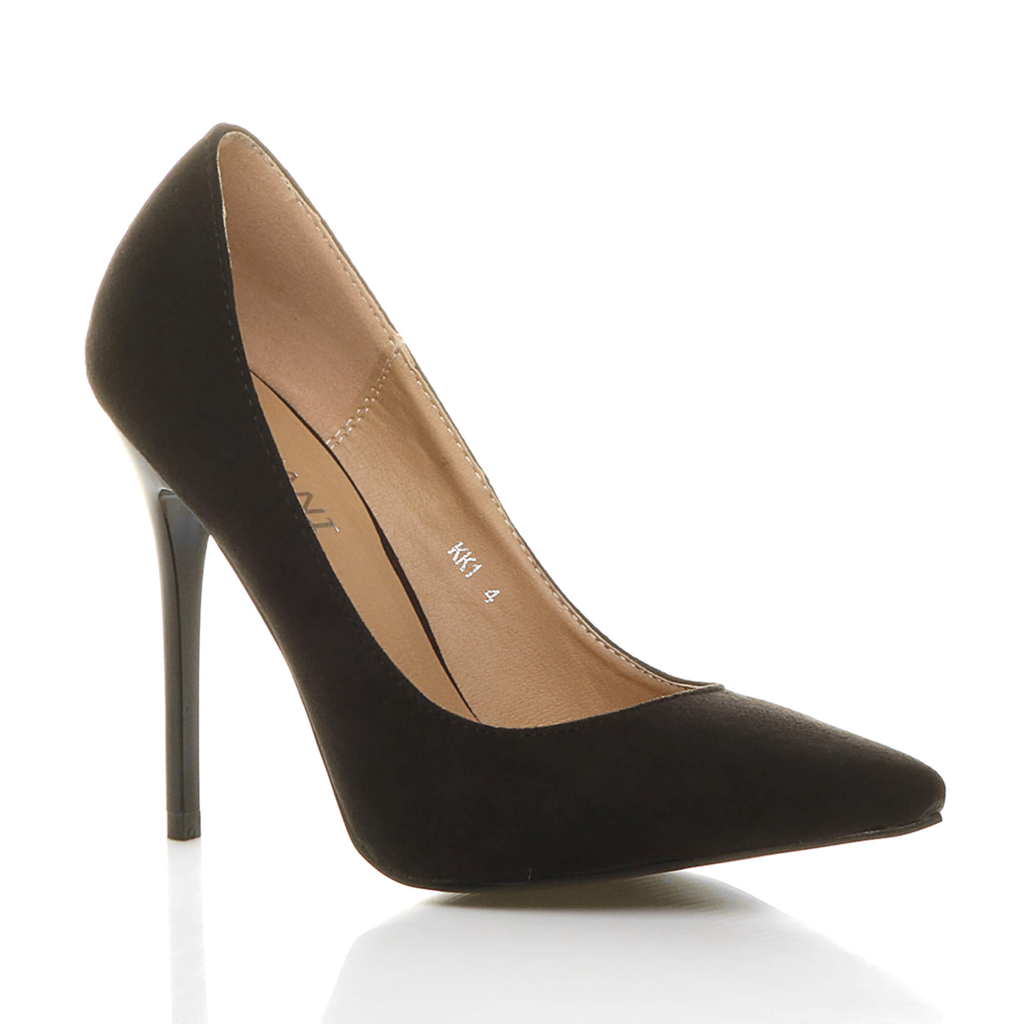 Purple High Stiletto Heel Pointed Toe Court Shoes