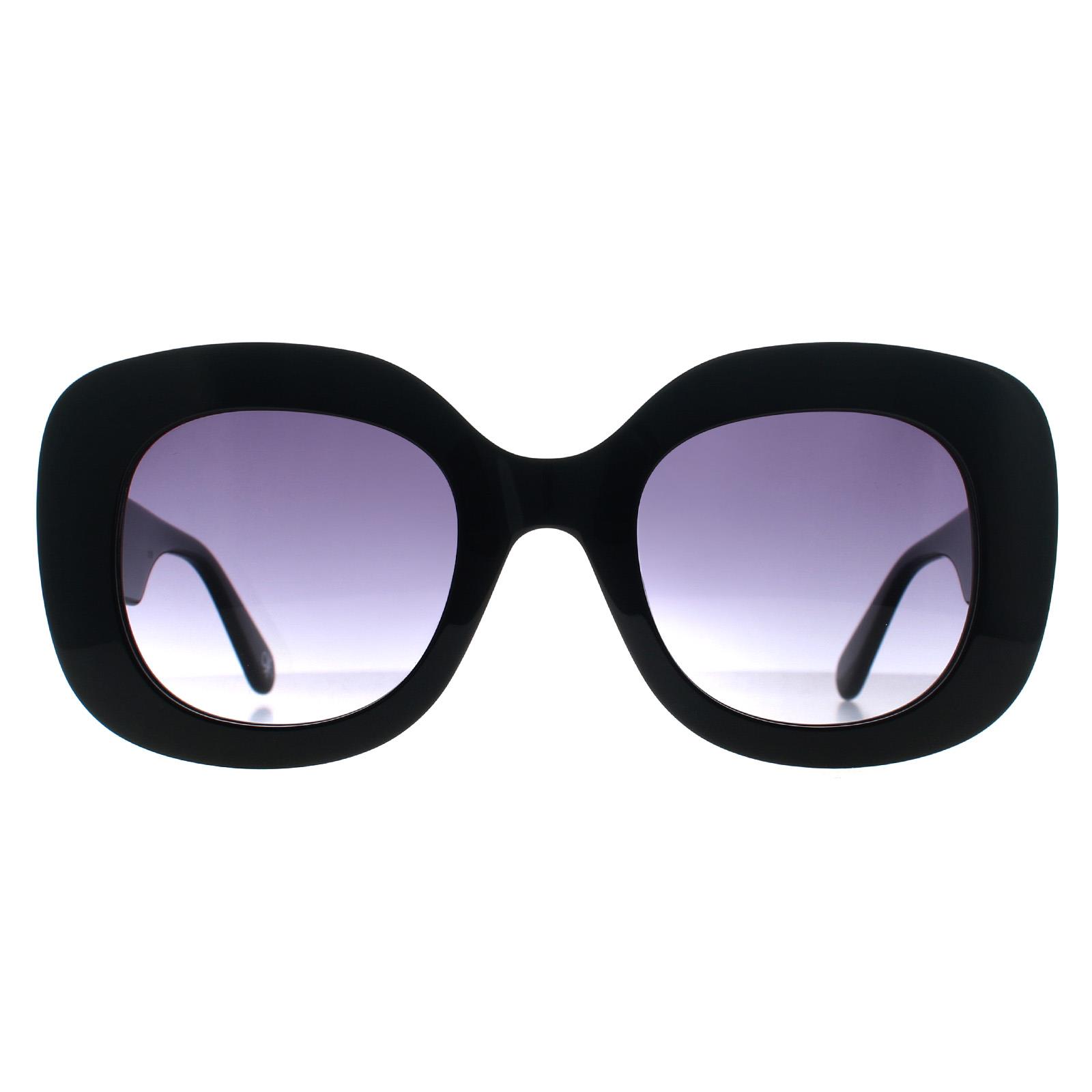 Black Benetton Black Oval Black Blue Gradient BE5067, Image 1 of 3