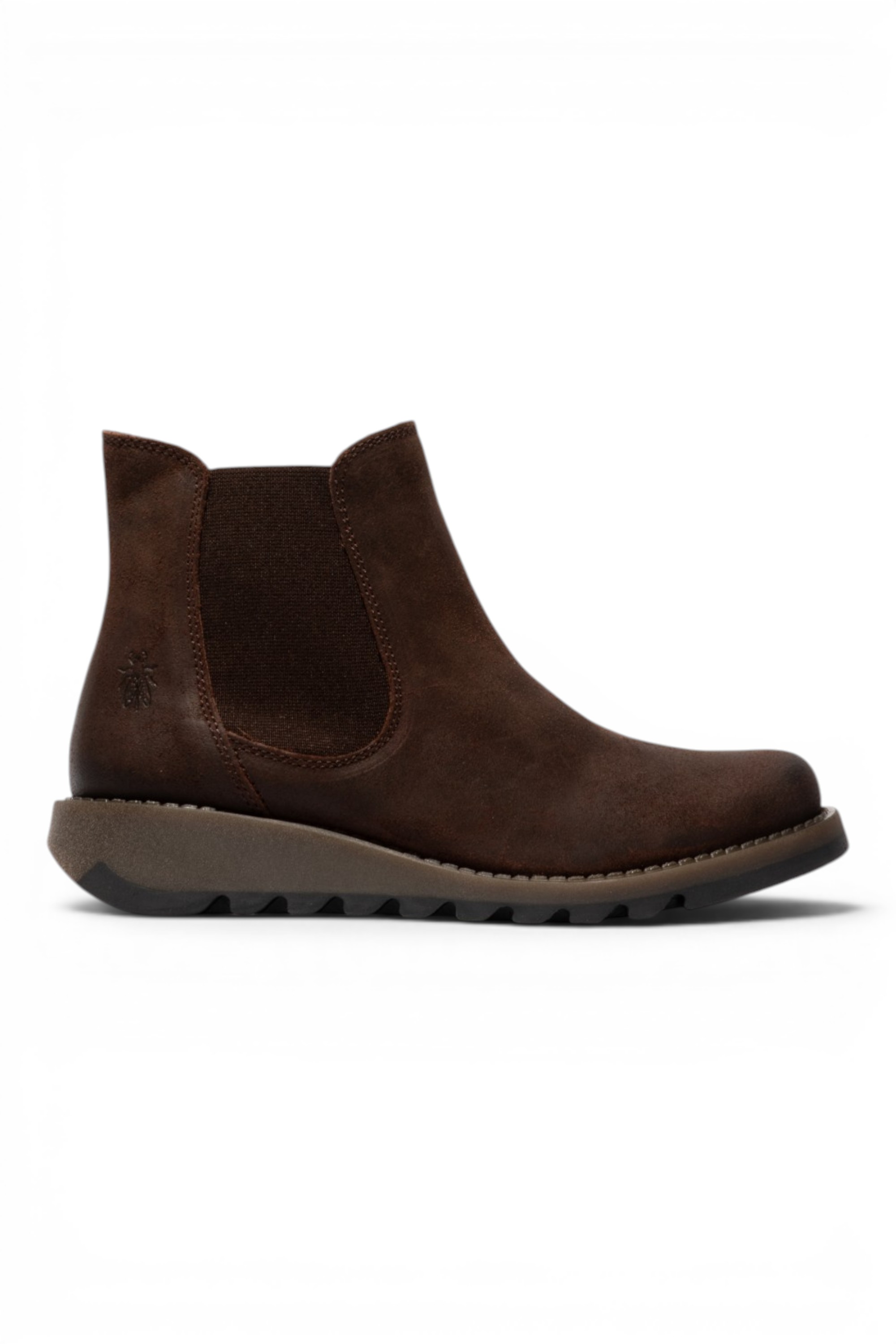 Dark Brown Women Chelsea Suede Leather boot-SALV175, Image 1 of 5