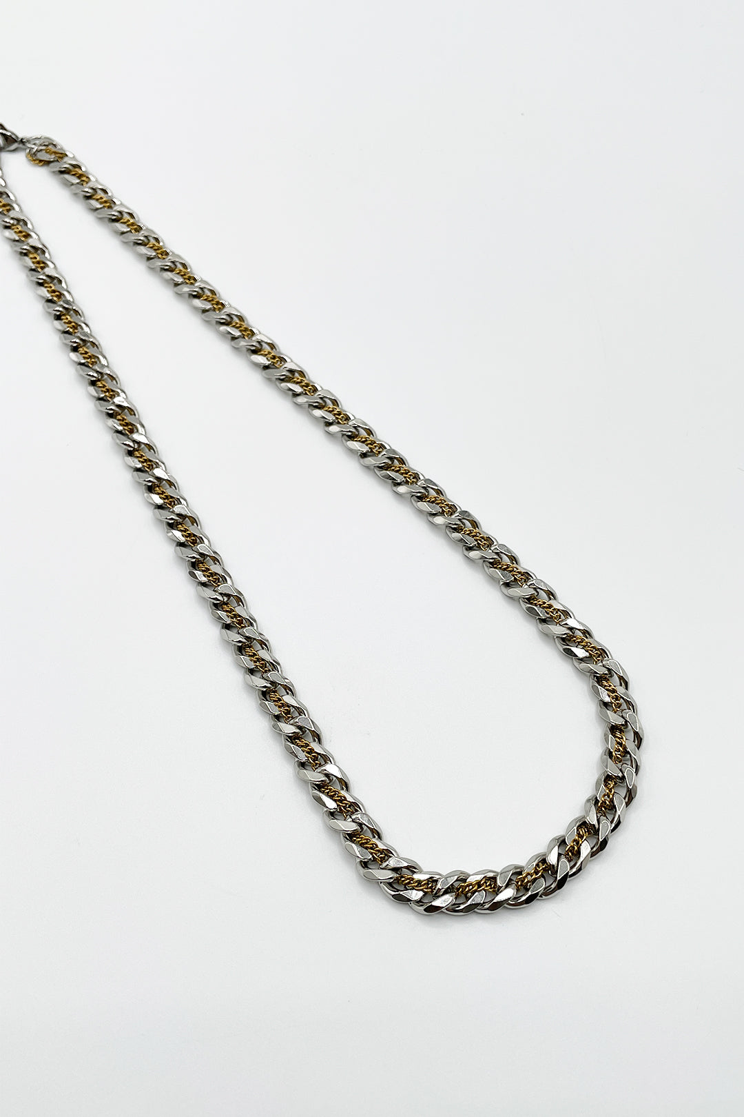 Gold Woven Chain Necklace, Image 3 of 5