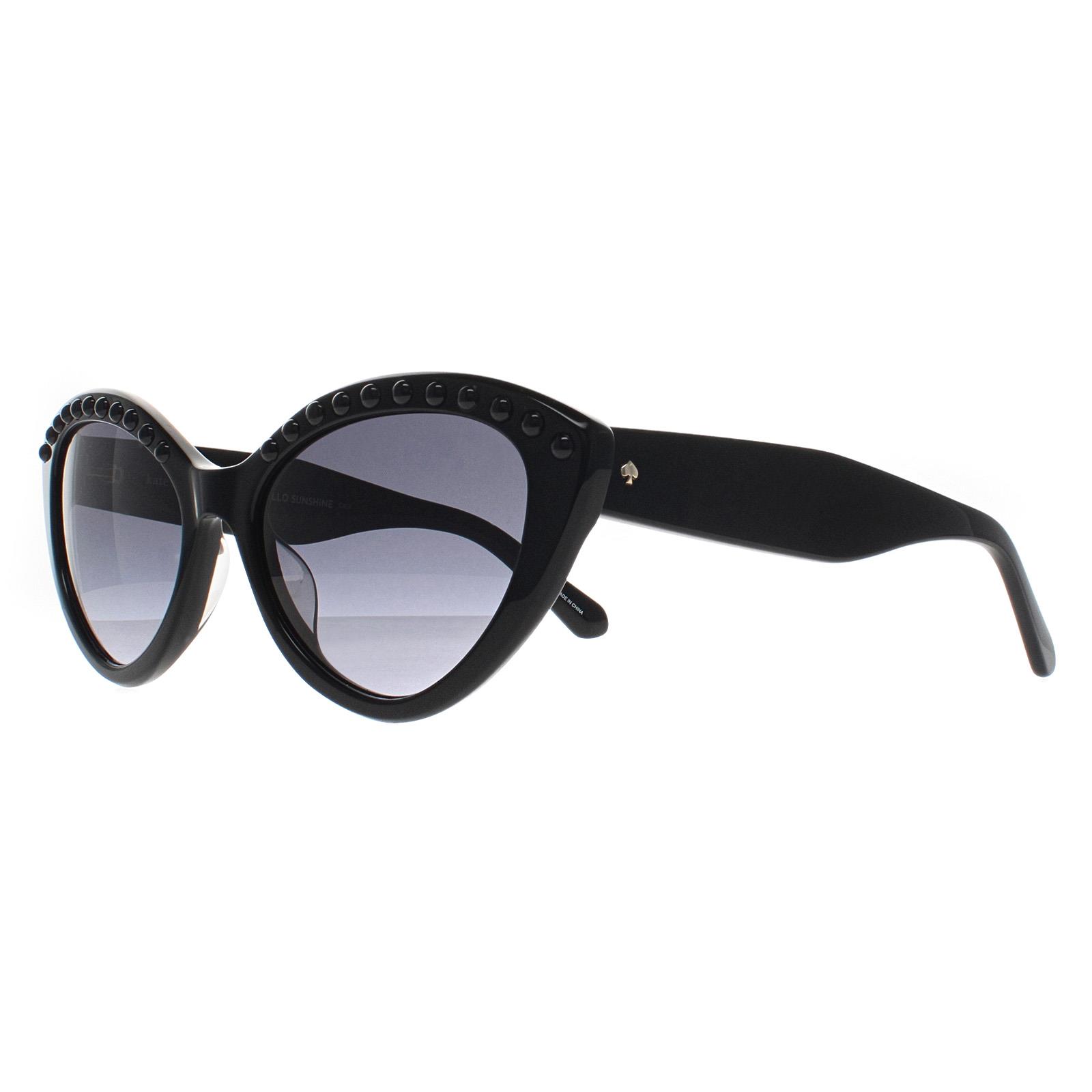 Black Kate Spade Black Cat Eye Black Dark Gray Gradient Juni/G/S Pearl, Image 2 of 4