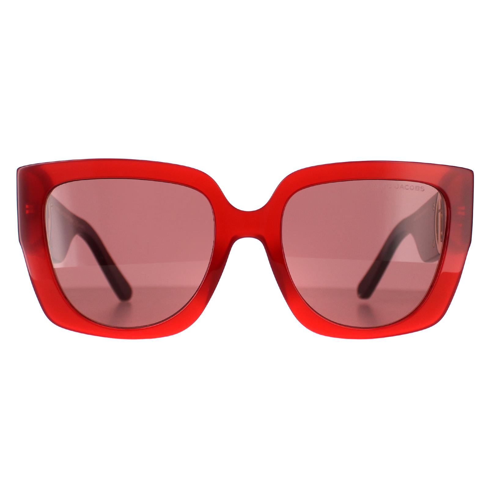 Red Marc Jacobs Red Rectangle Red Burgundy MARC 687/S, Image 1 of 4