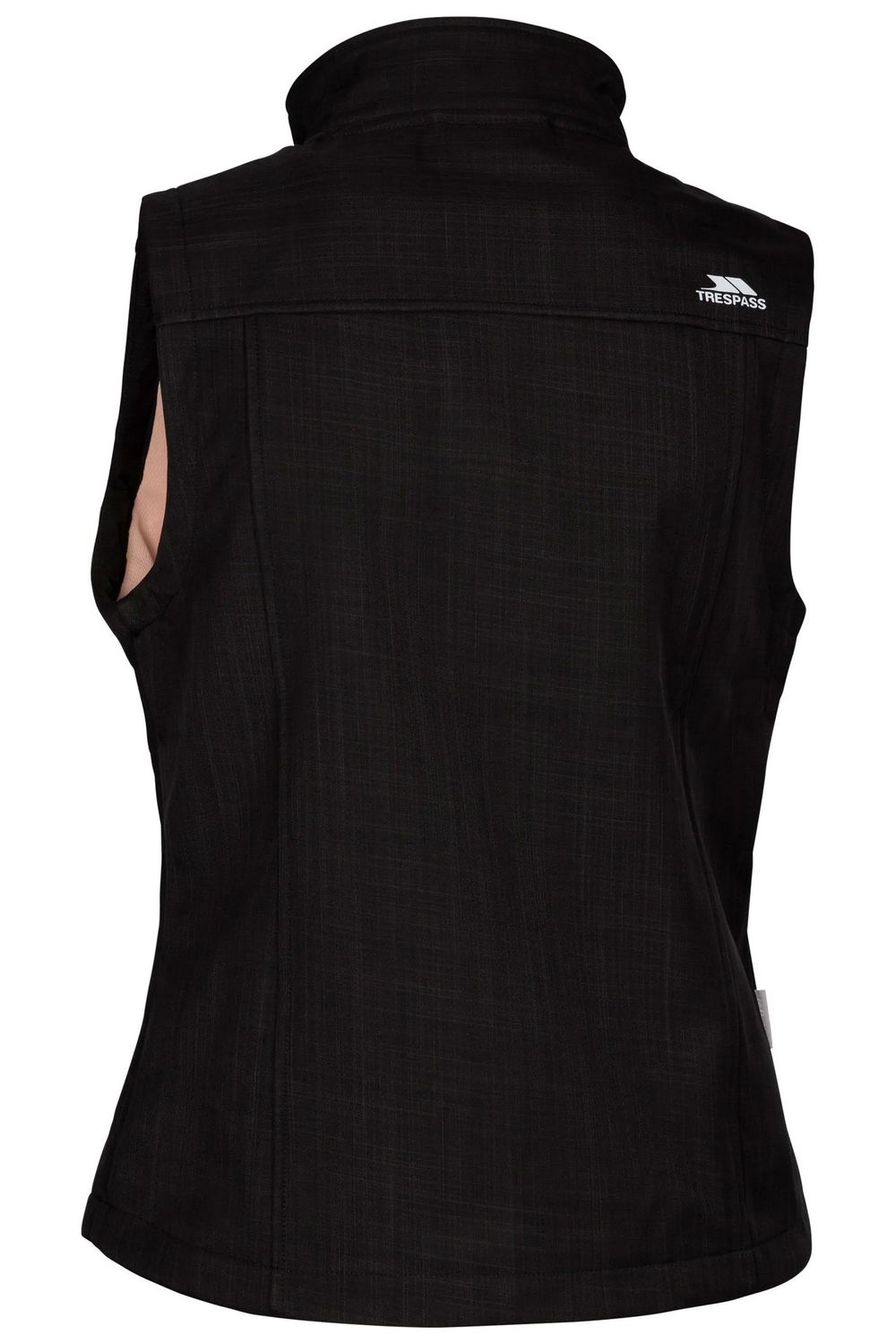 Black Trespass Black Mereb TP50 Softshell Lightweight Gilet, Image 2 of 2