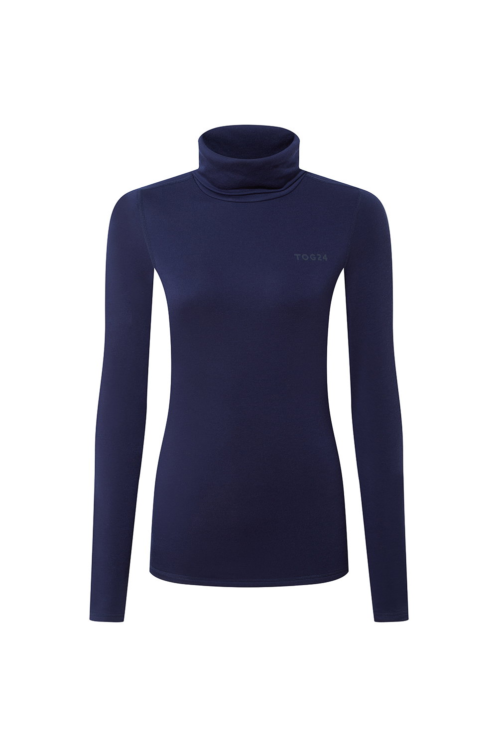 Blue Meru Cashmere Touch Roll Neck Base Layer, Image 5 of 5