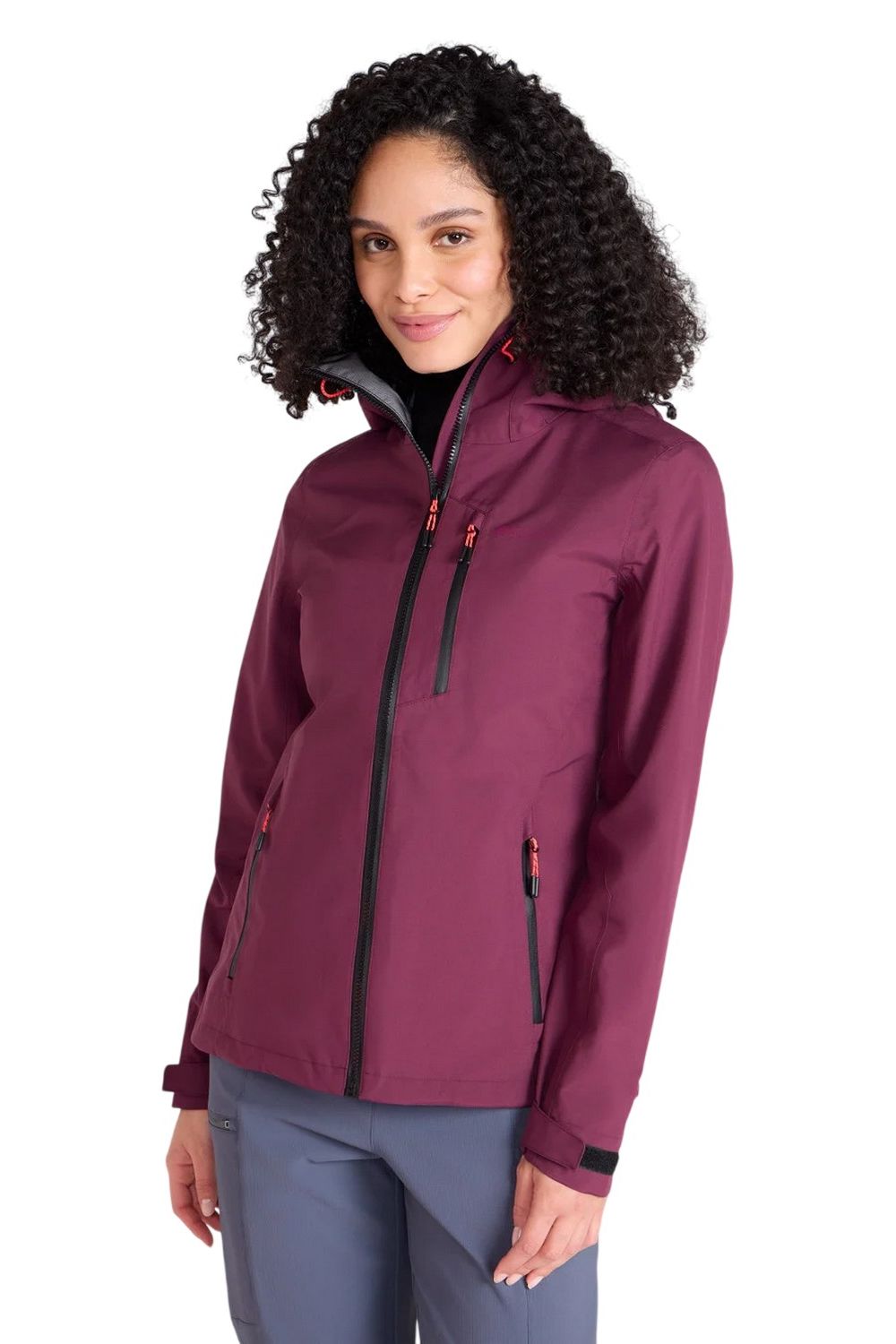 Raspberry Bachill 3 Layer Waterproof Jacket, Image 4 of 6