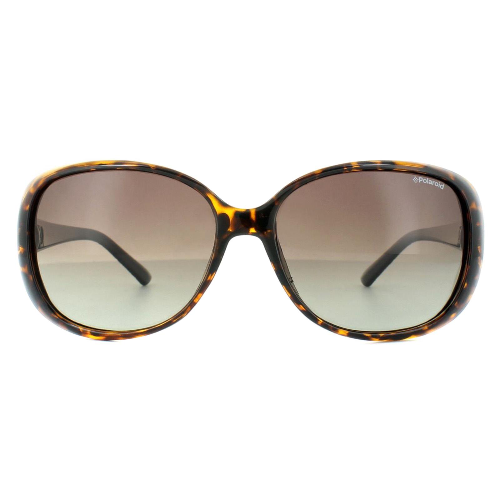 Brown Fashion Havana Black Brown Gradient Polarized Sunglasses, Image 1 of 4