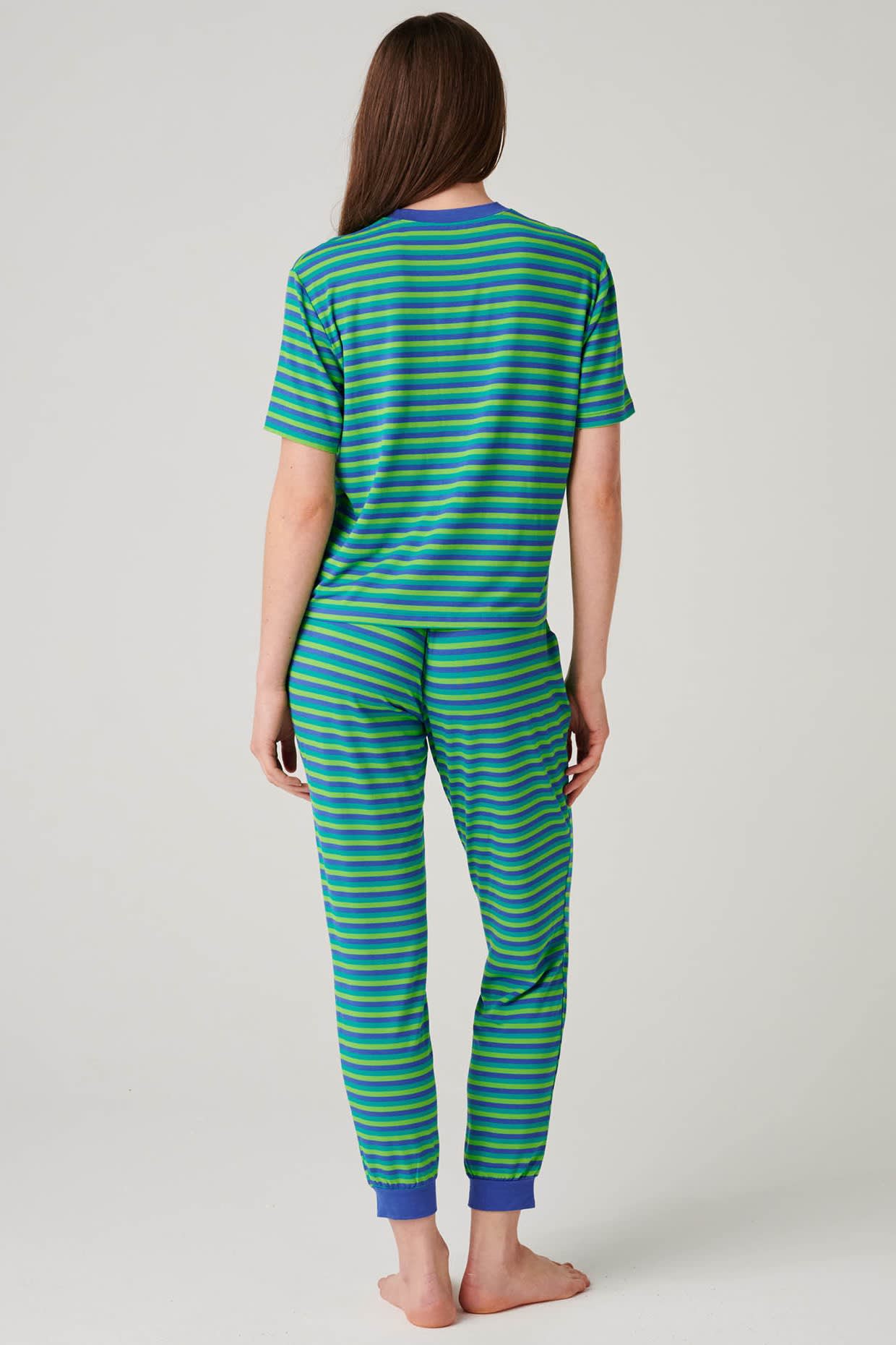 Green British Boxers Green "Sunny St Ives" Bamboo Pyjama Set, Image 3 of 4