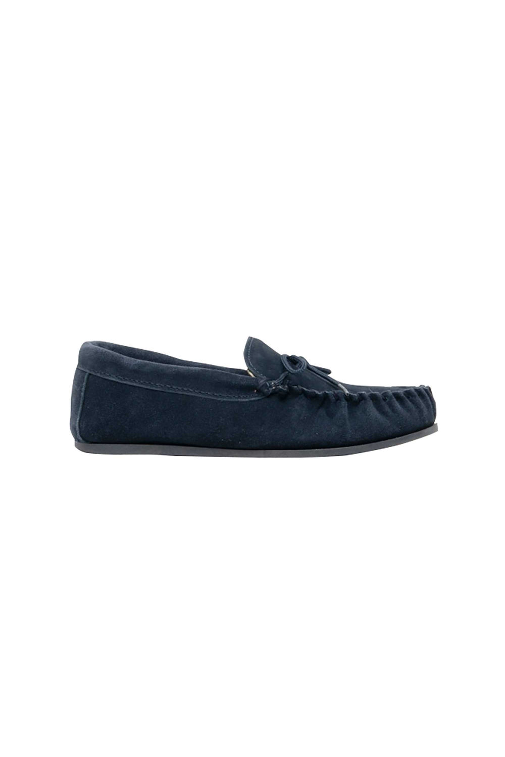 Navy Lily Slip On Slippers, Image 3 of 3